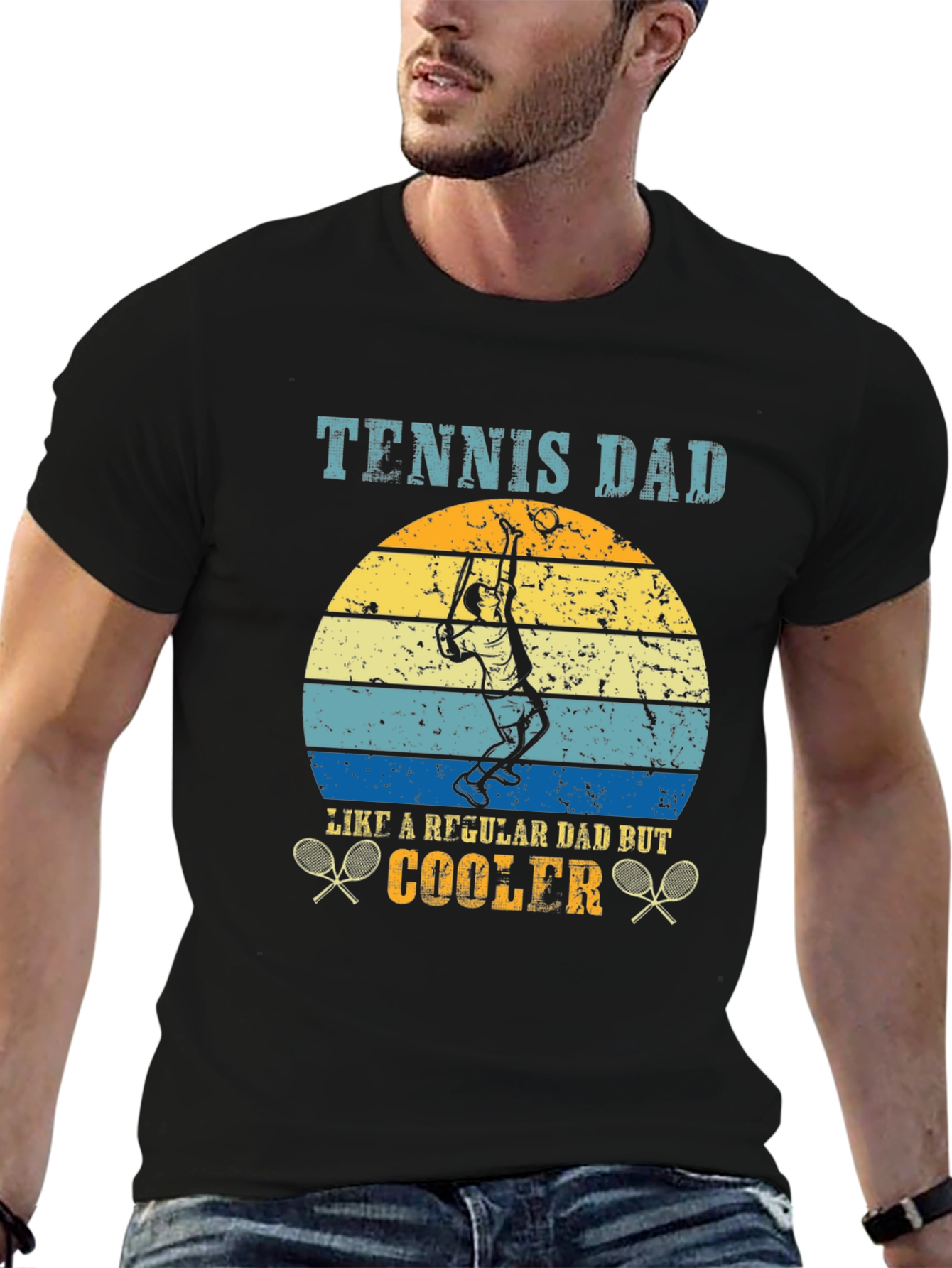 Tennis Dad T-Shirt - Cool Fathers Day Gift