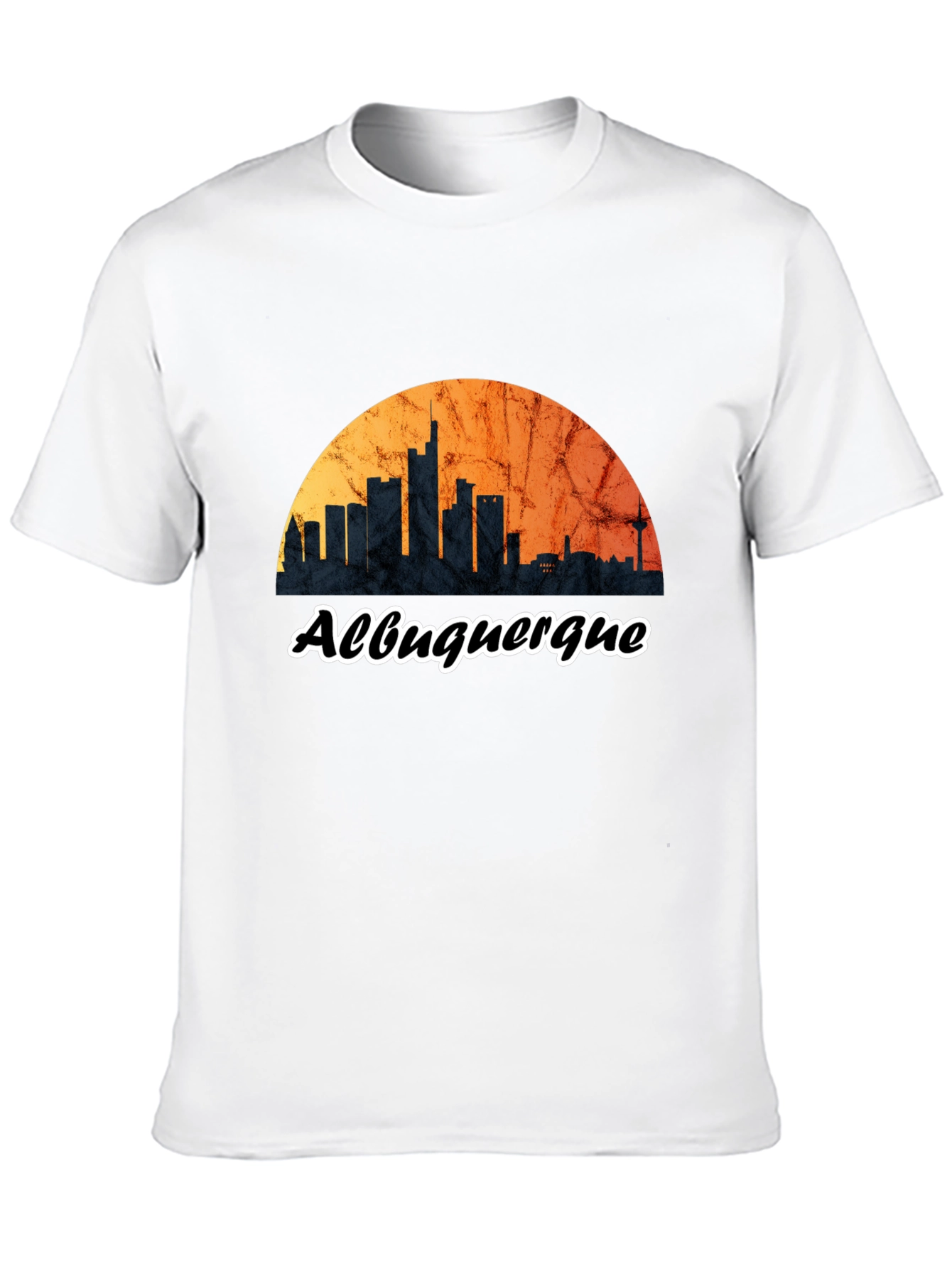 Albuquerque Skyline Black T-Shirt