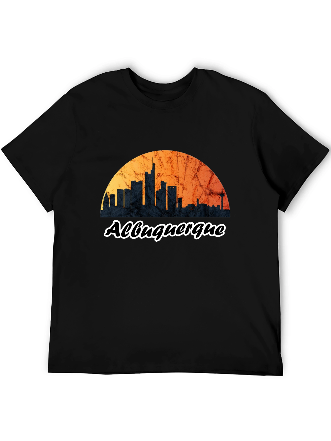 Albuquerque Skyline Black T-Shirt