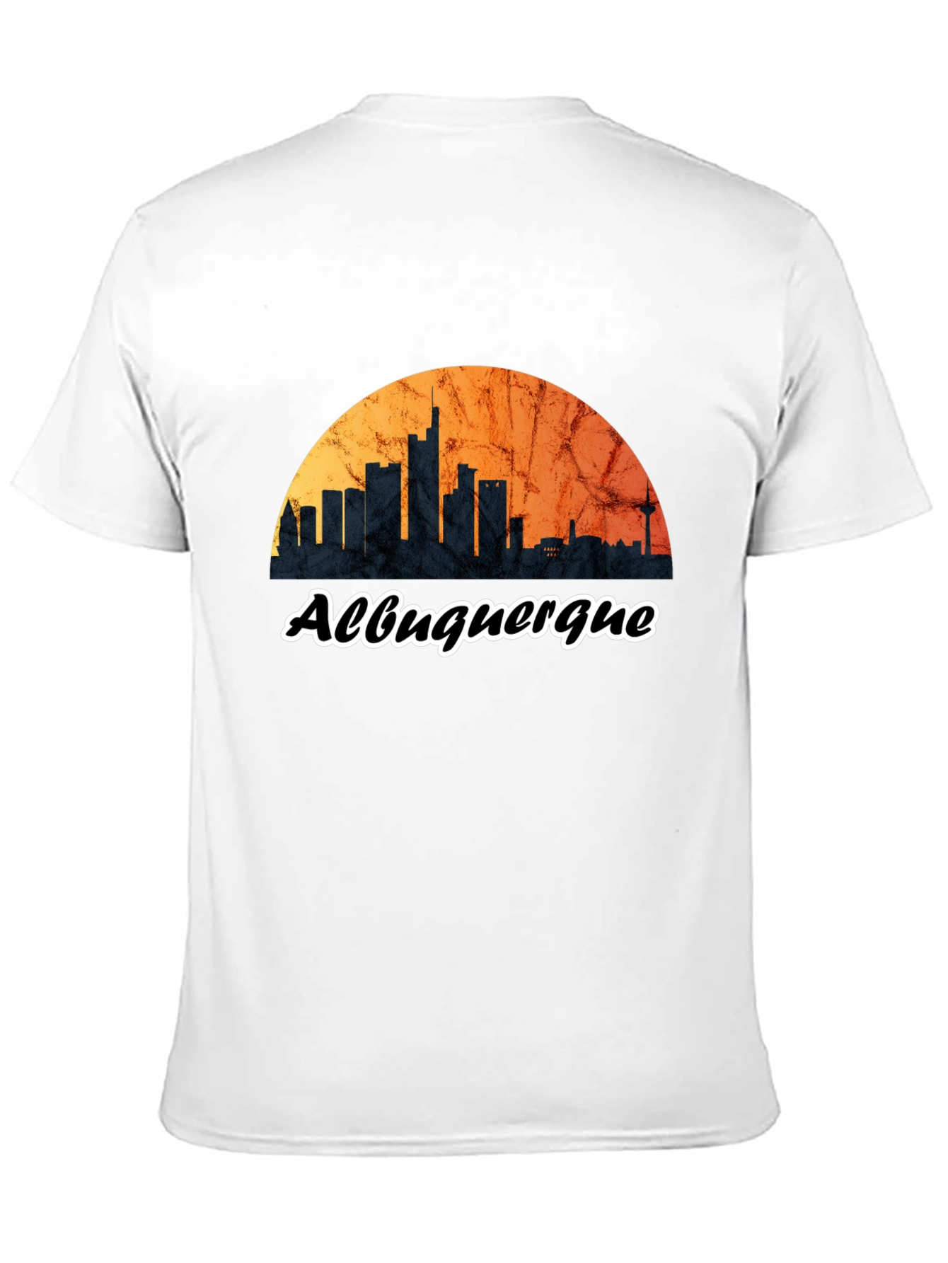 Albuquerque Skyline Black T-Shirt