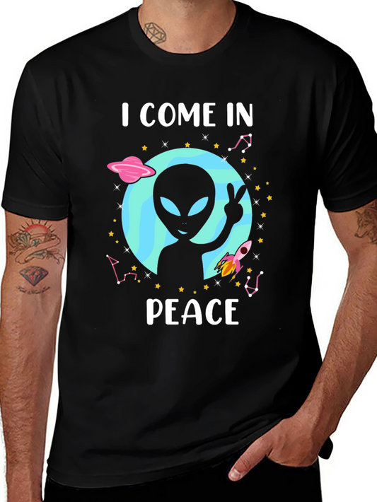 I Come In Peace Alien T-Shirt