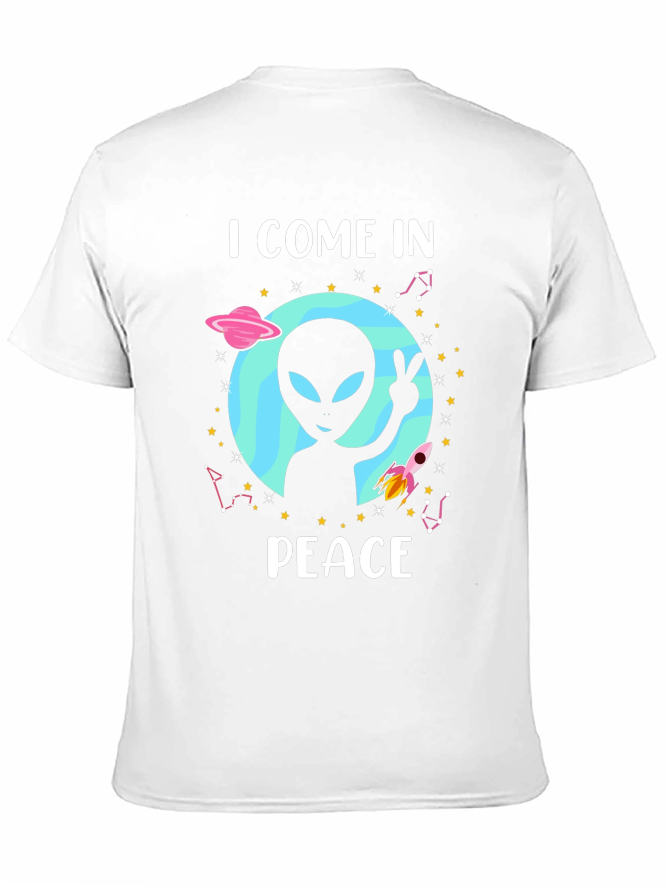 I Come In Peace Alien T-Shirt