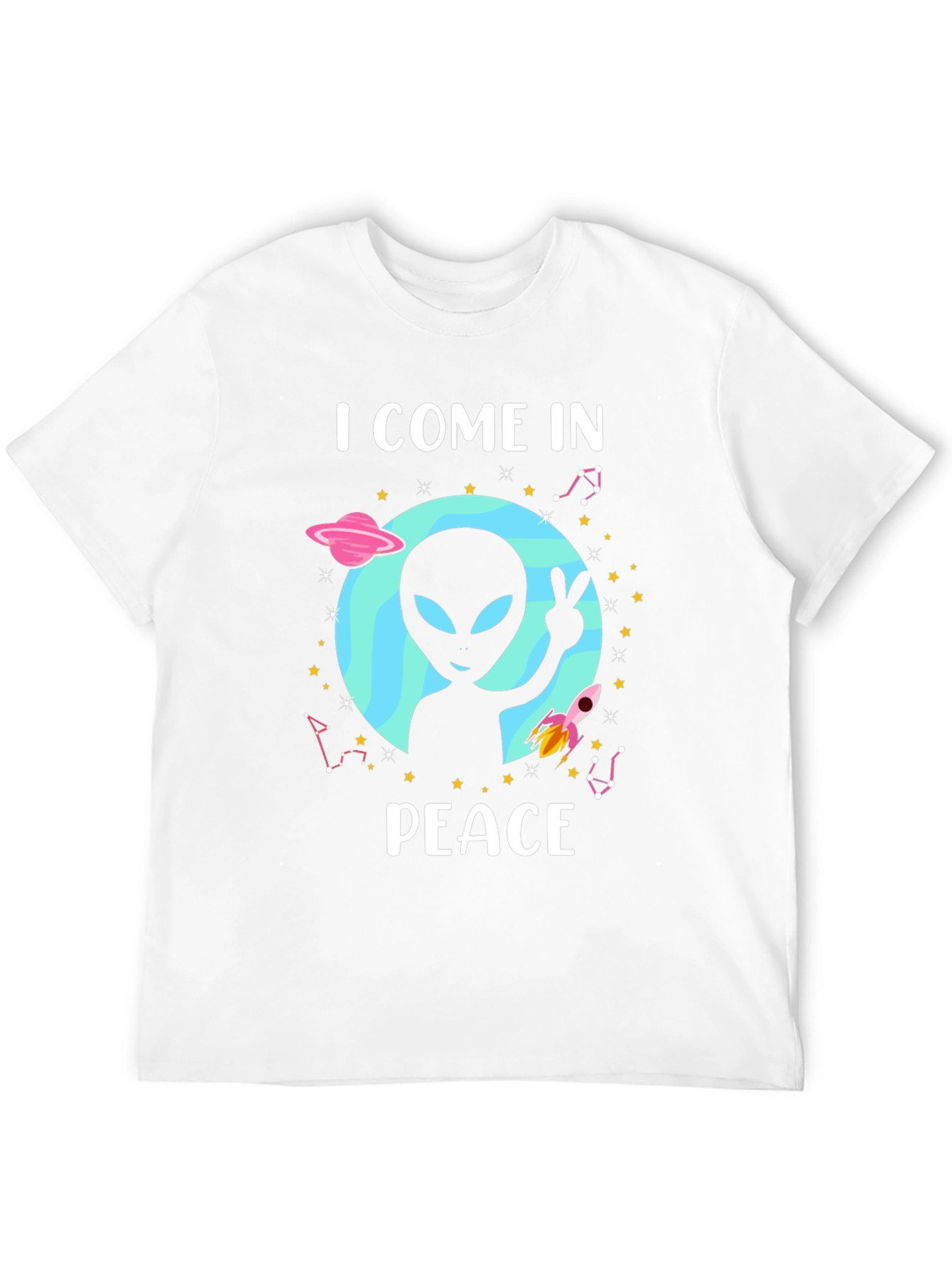 I Come In Peace Alien T-Shirt