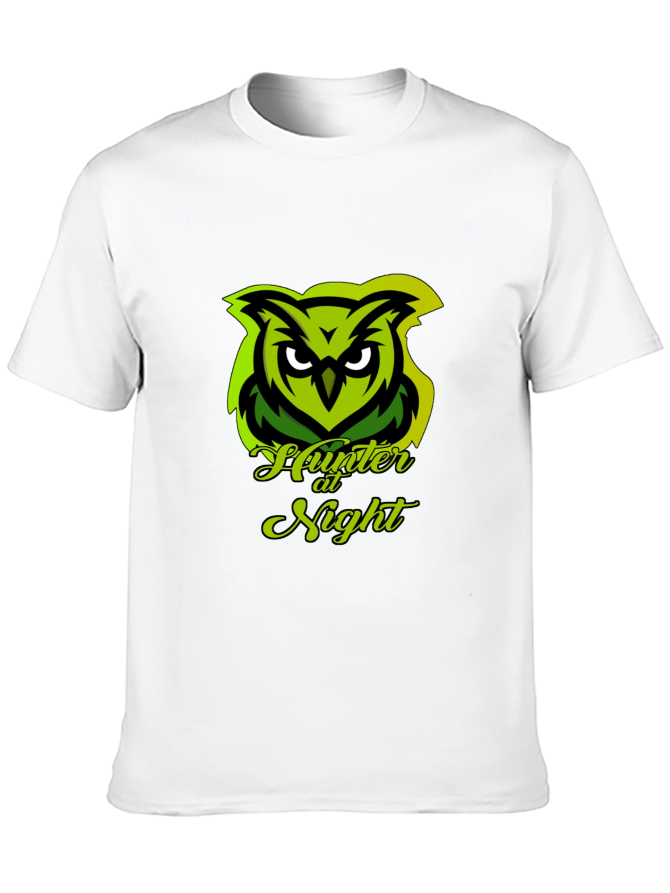 Hunter at Night Owl Graphic Tee - Black Cotton