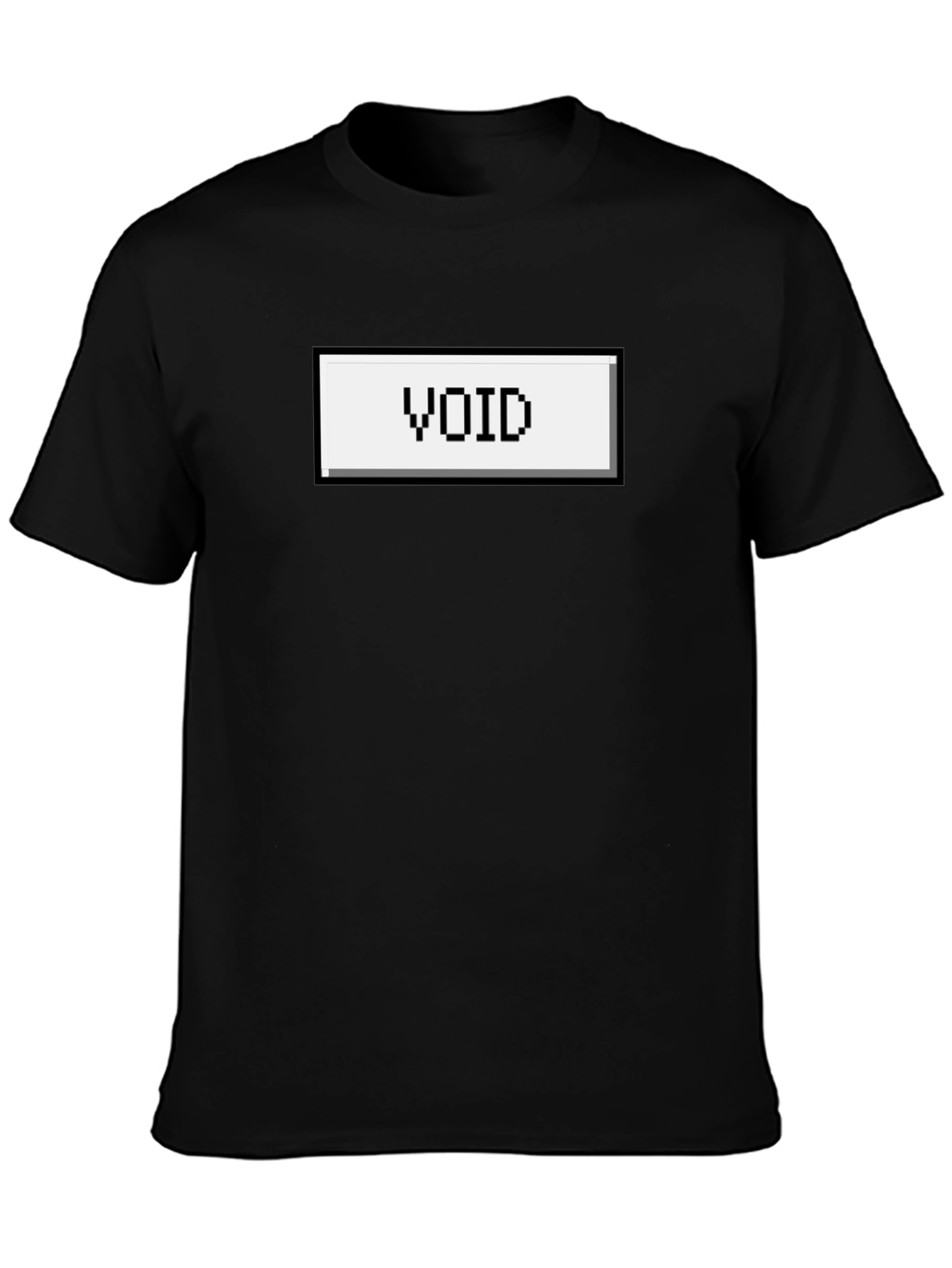 VOID Pixel Graphic T-Shirt - Retro Gaming Style
