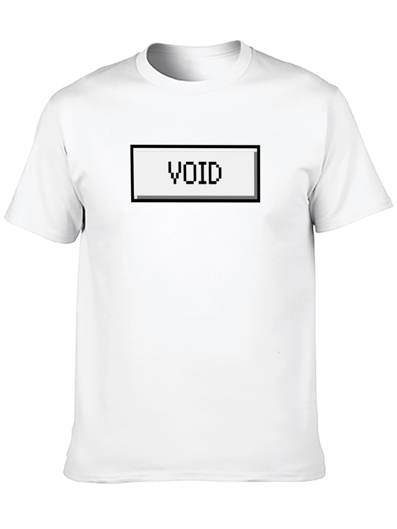 VOID Pixel Graphic T-Shirt - Retro Gaming Style