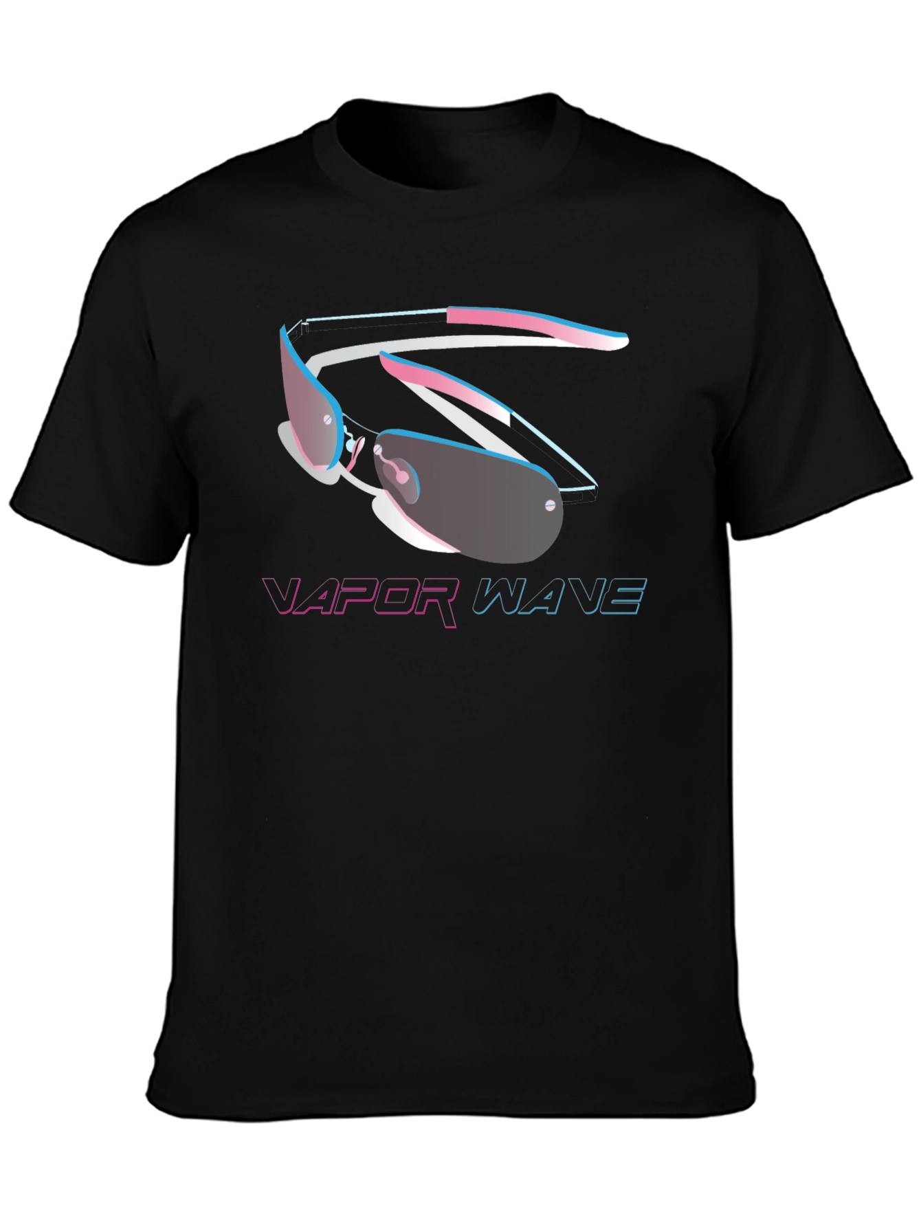 Vaporwave Sunglasses Graphic Tee - Retro Aesthetic