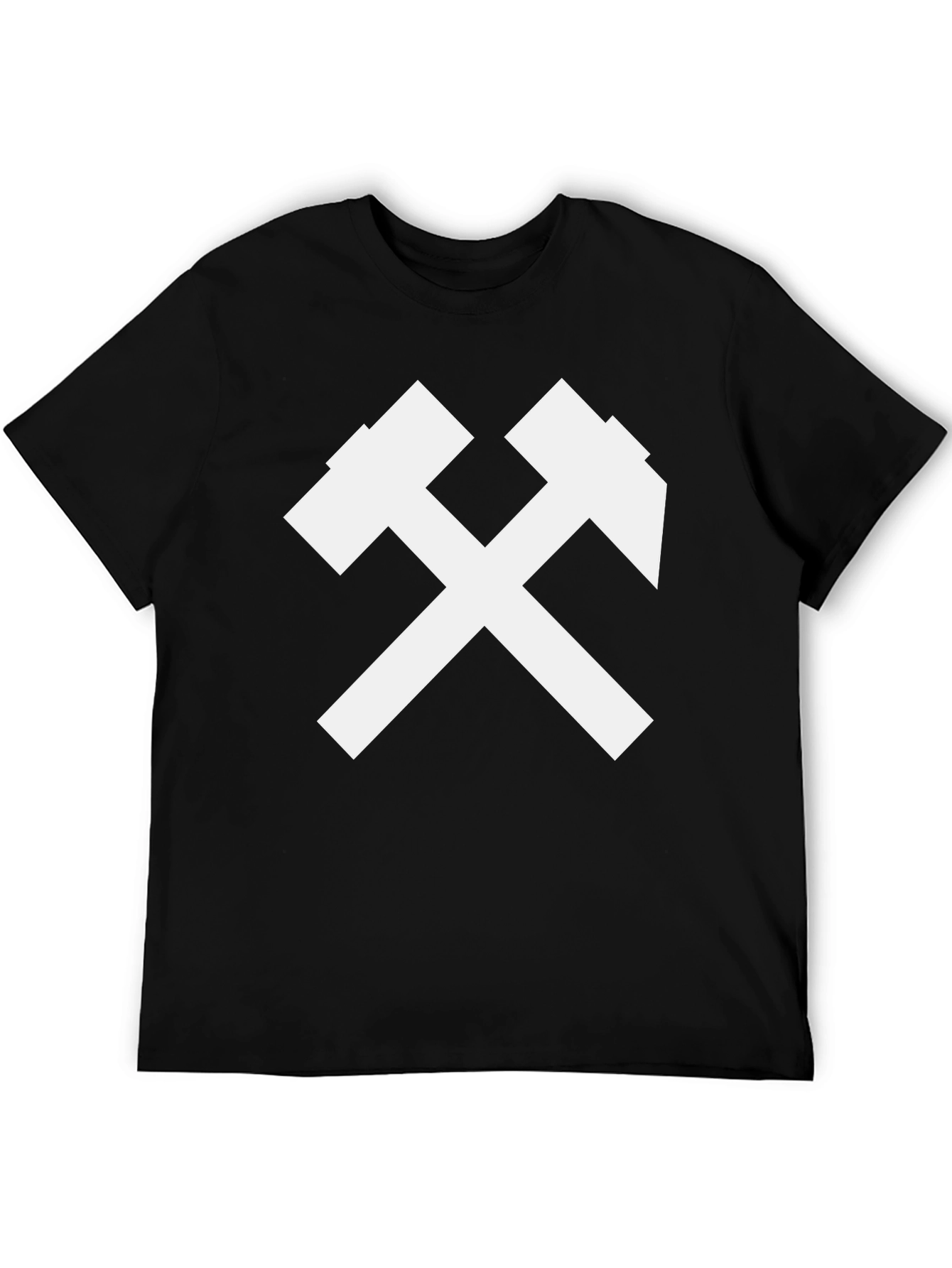 Crossed Hammers Graphic Tee - Black
