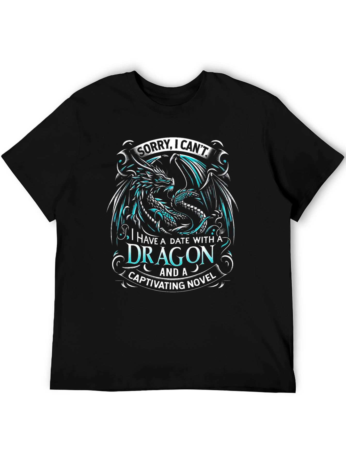 Dragon Date T-Shirt: Captivating Novel Reader Tee