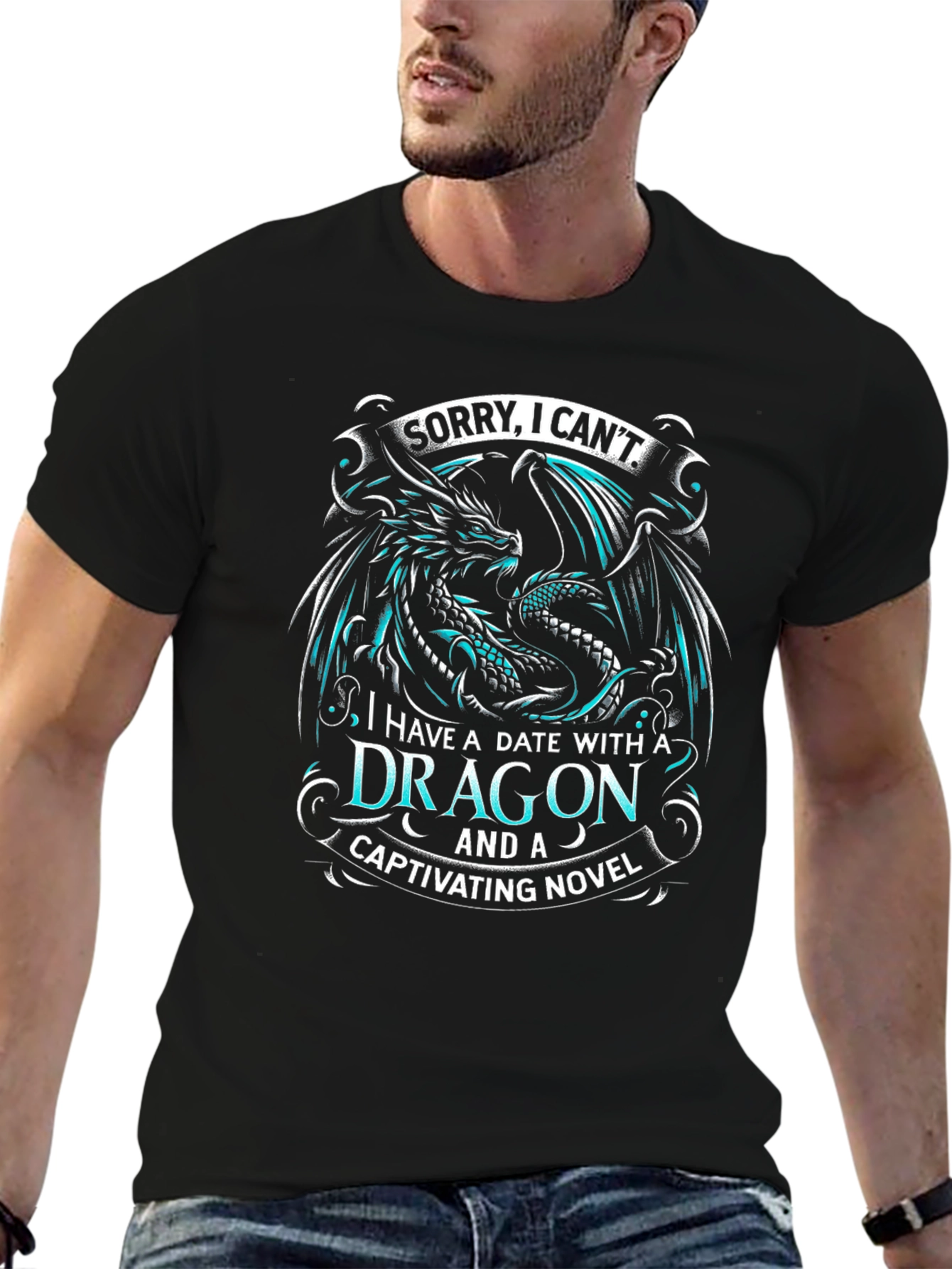 Dragon Date T-Shirt: Captivating Novel Reader Tee