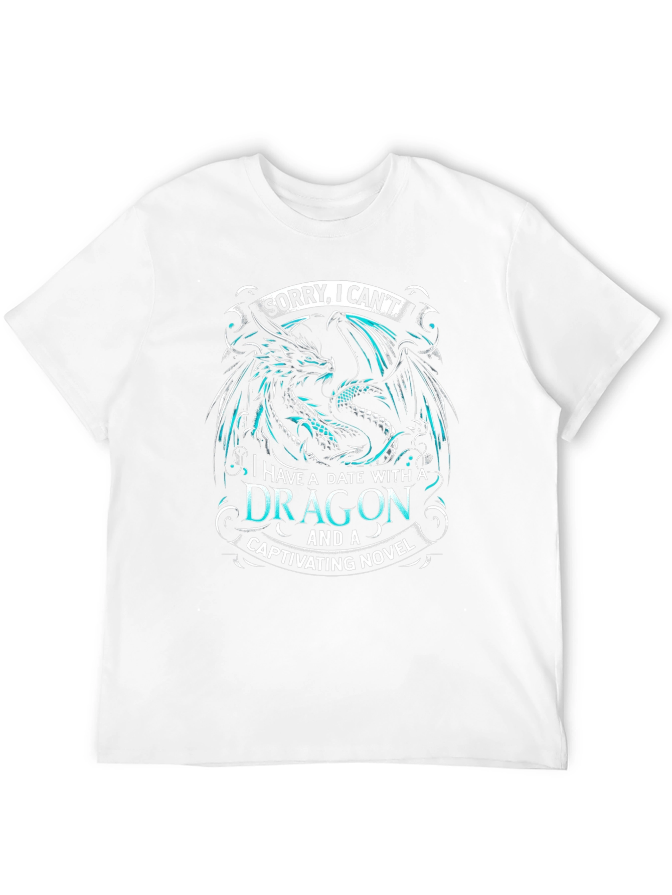 Dragon Date T-Shirt: Captivating Novel Reader Tee