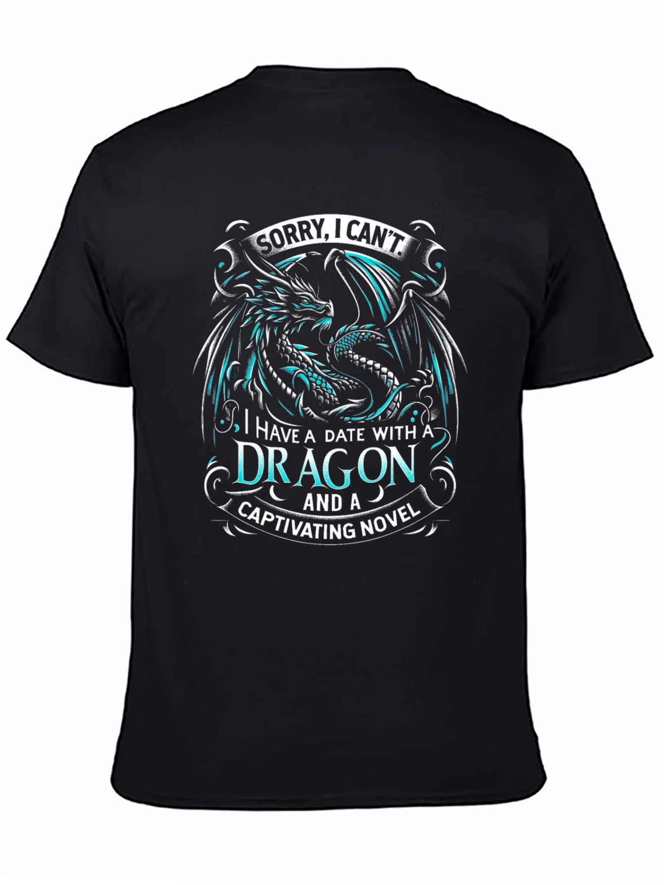 Dragon Date T-Shirt: Captivating Novel Reader Tee