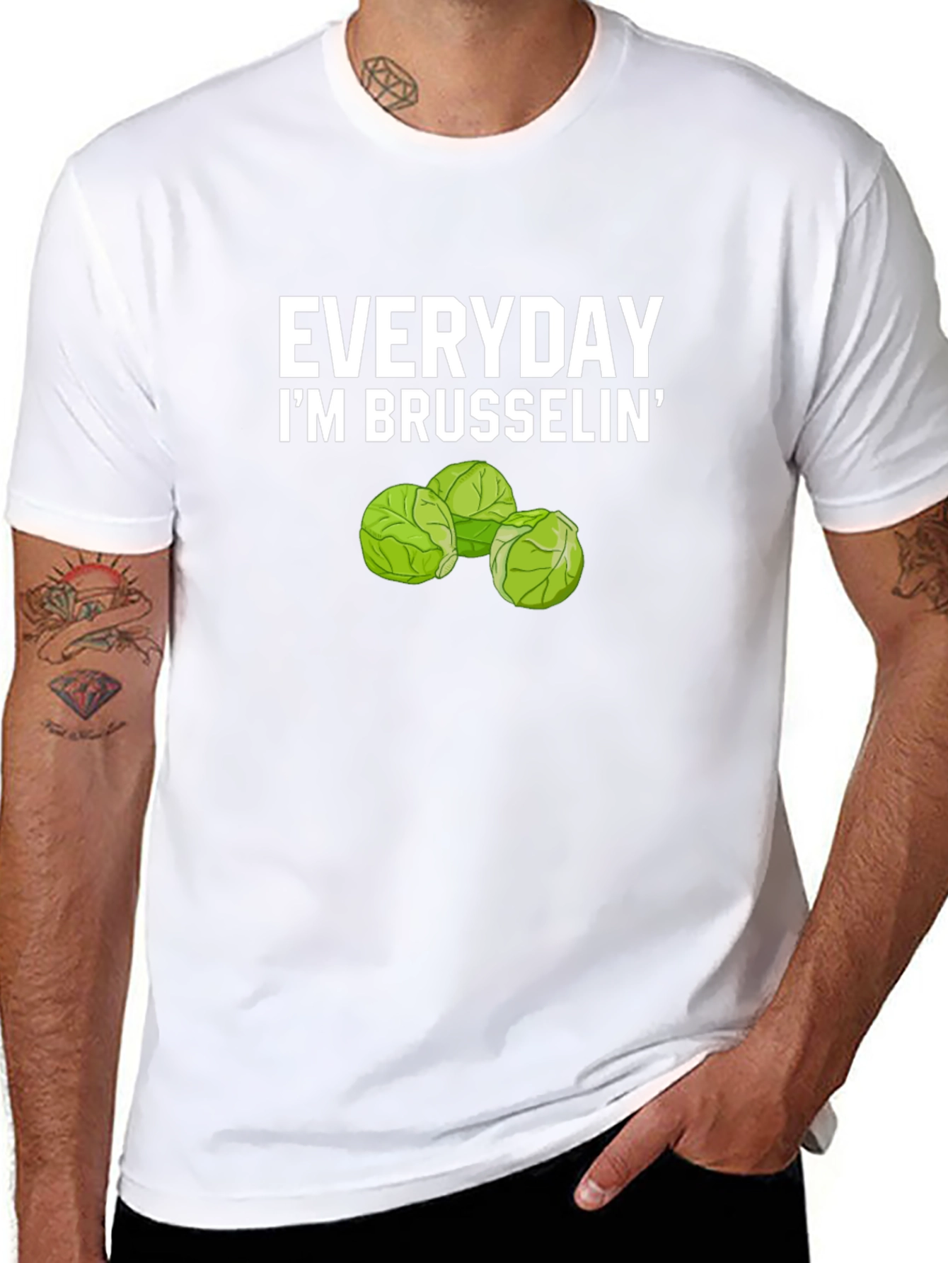 Everyday Im Brusselsin Funny T-Shirt