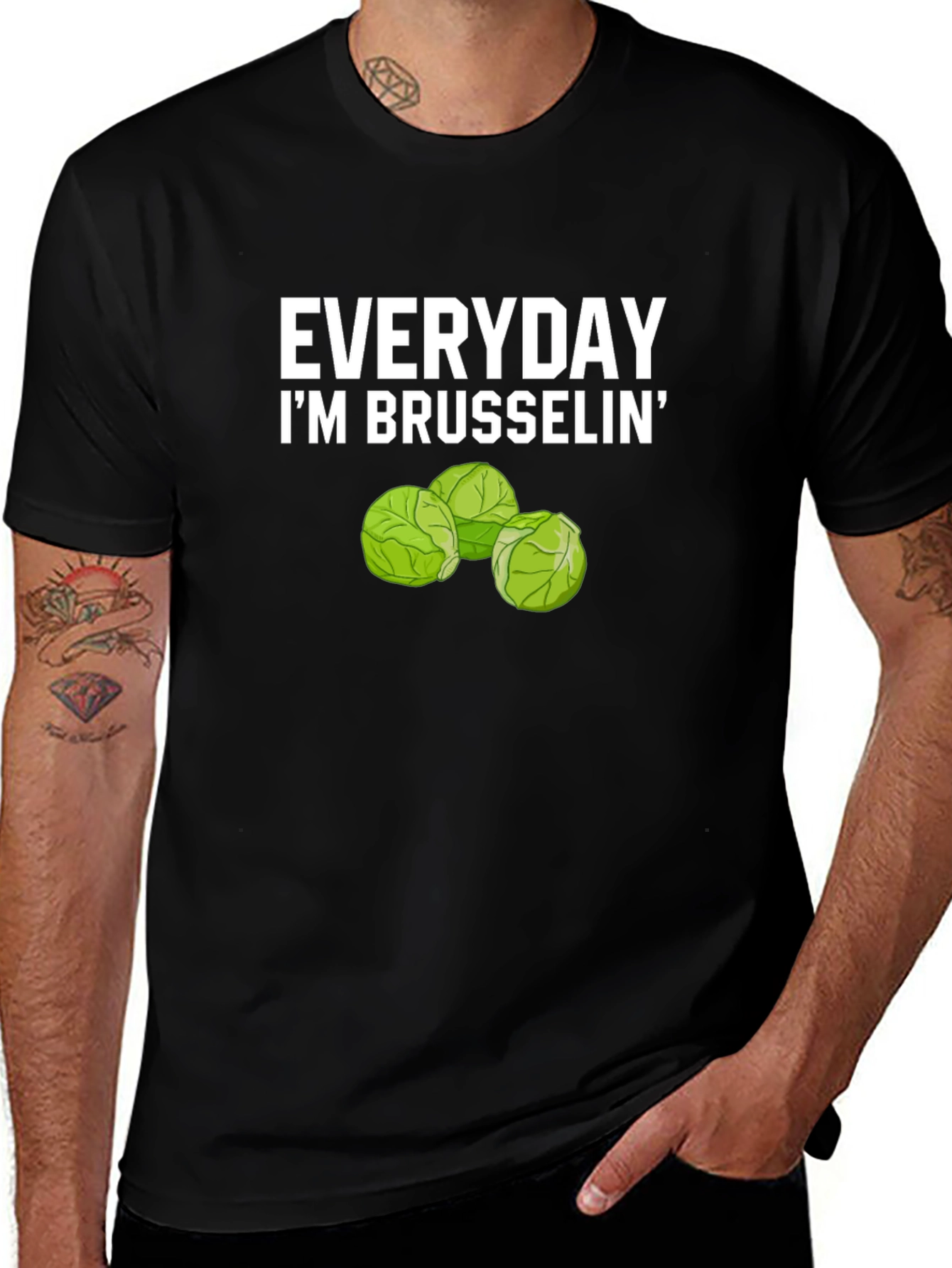 Everyday Im Brusselsin Funny T-Shirt