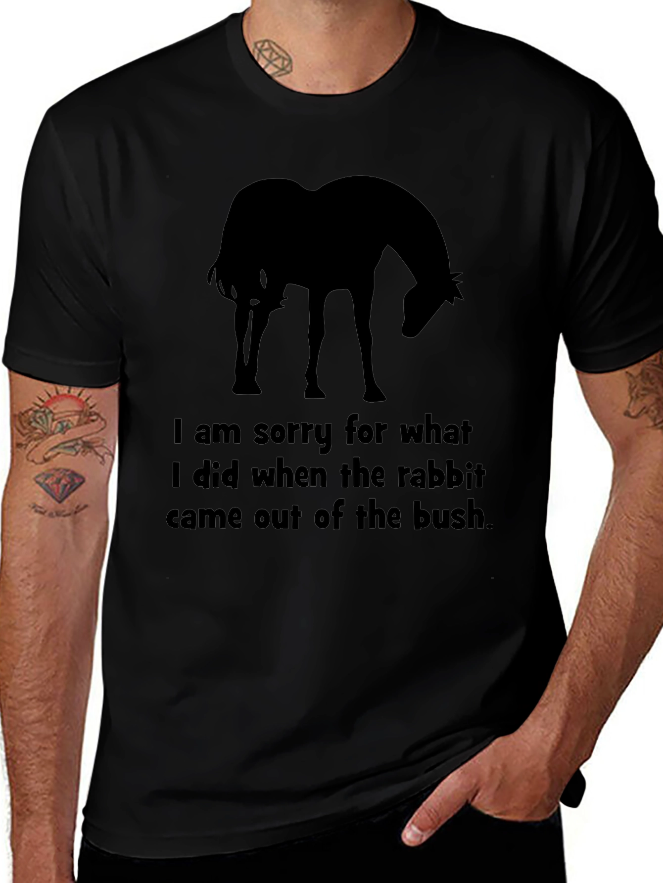 Rabbit Bush Apology Graphic Tee