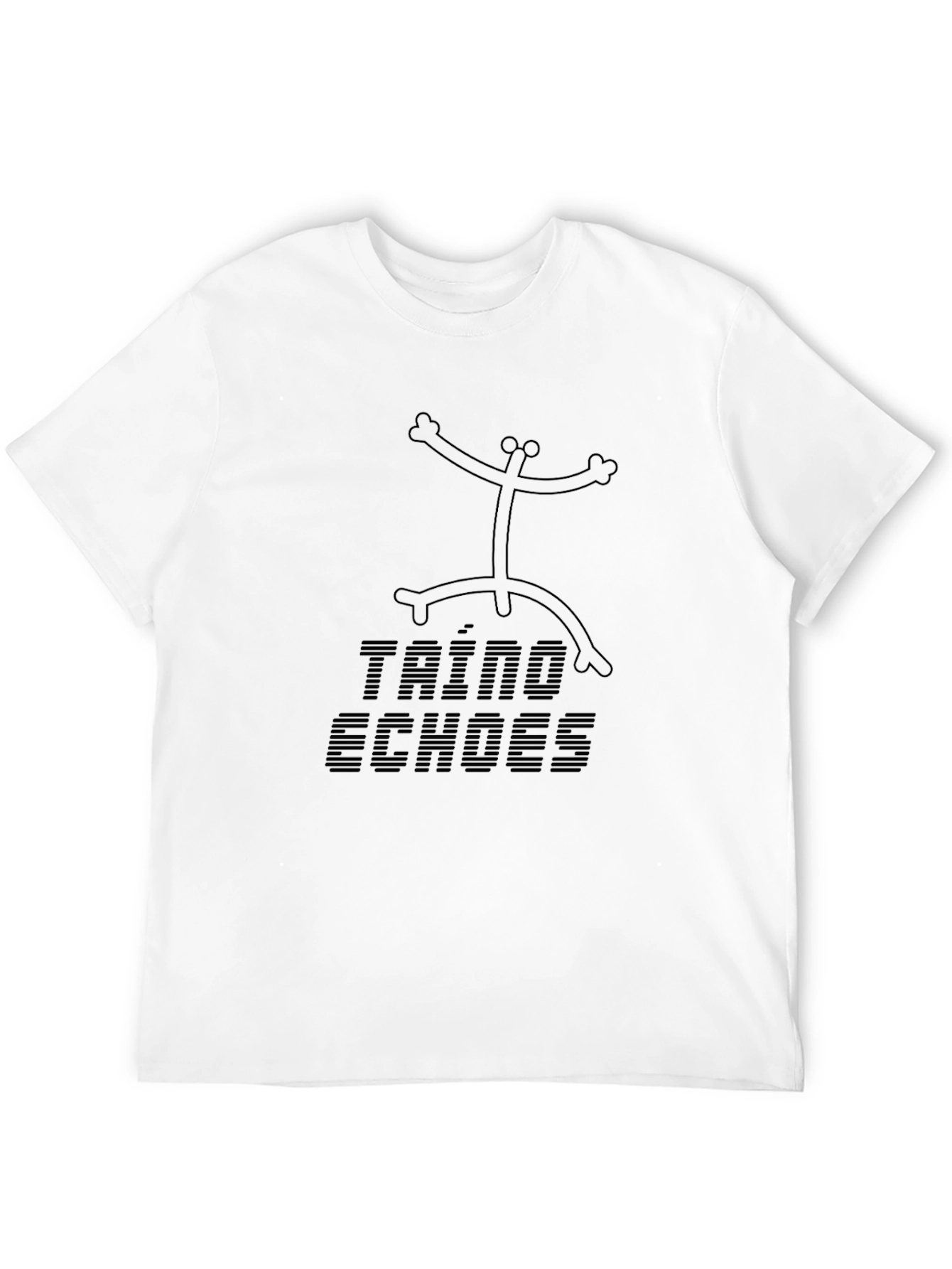 Taino Echoes Black T-Shirt with Coqui Design