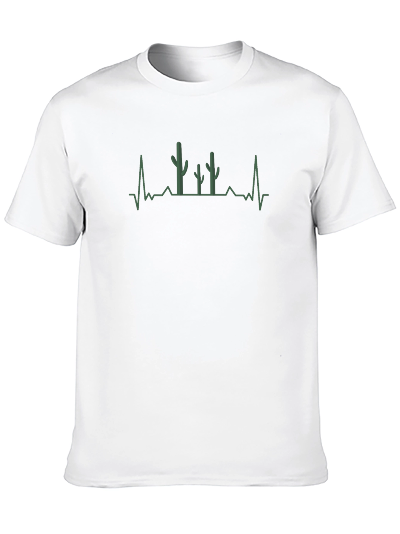 Cactus Heartbeat Graphic T-Shirt