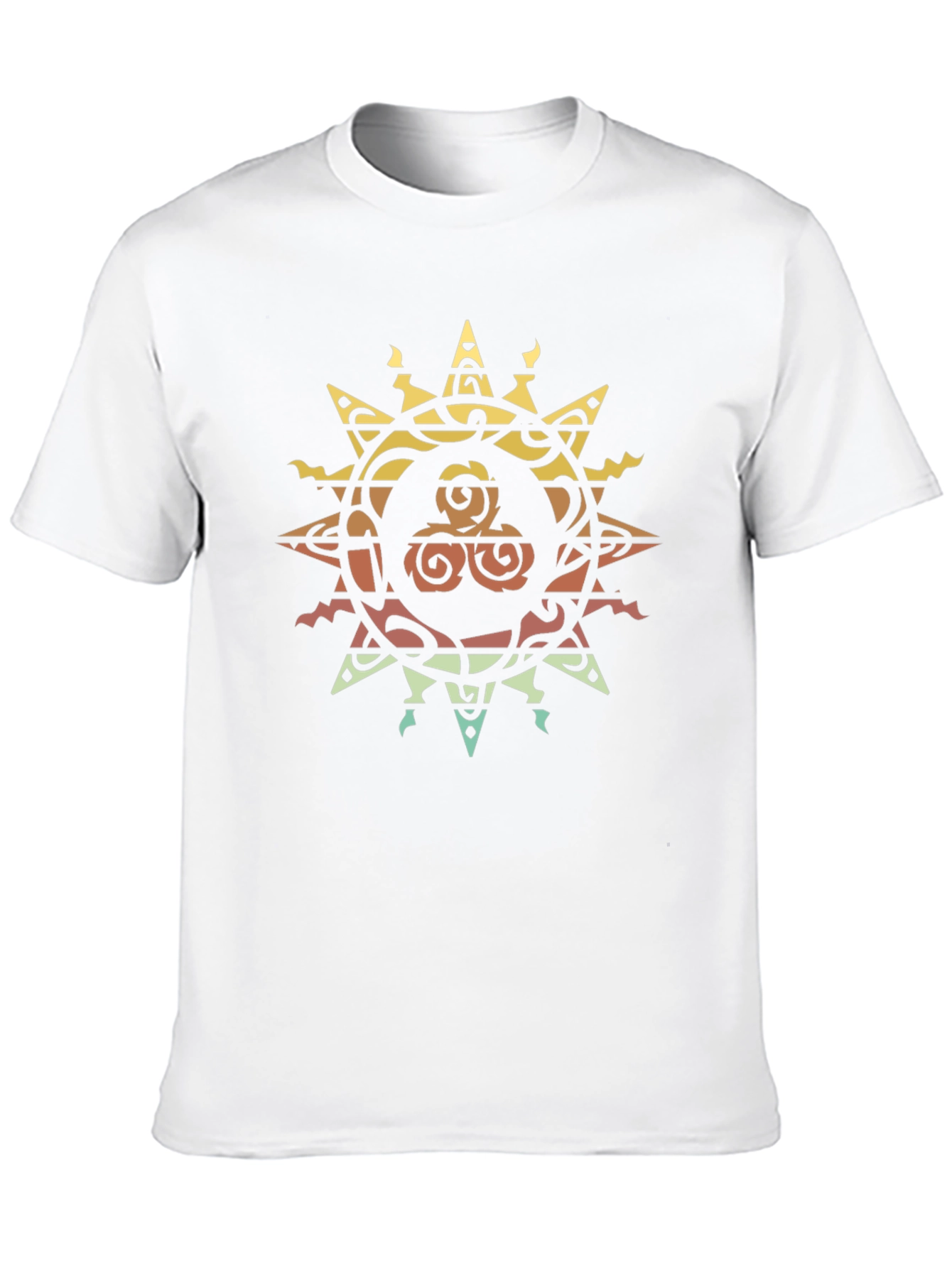 Stylish Sunburst Graphic Tee - Unique Design