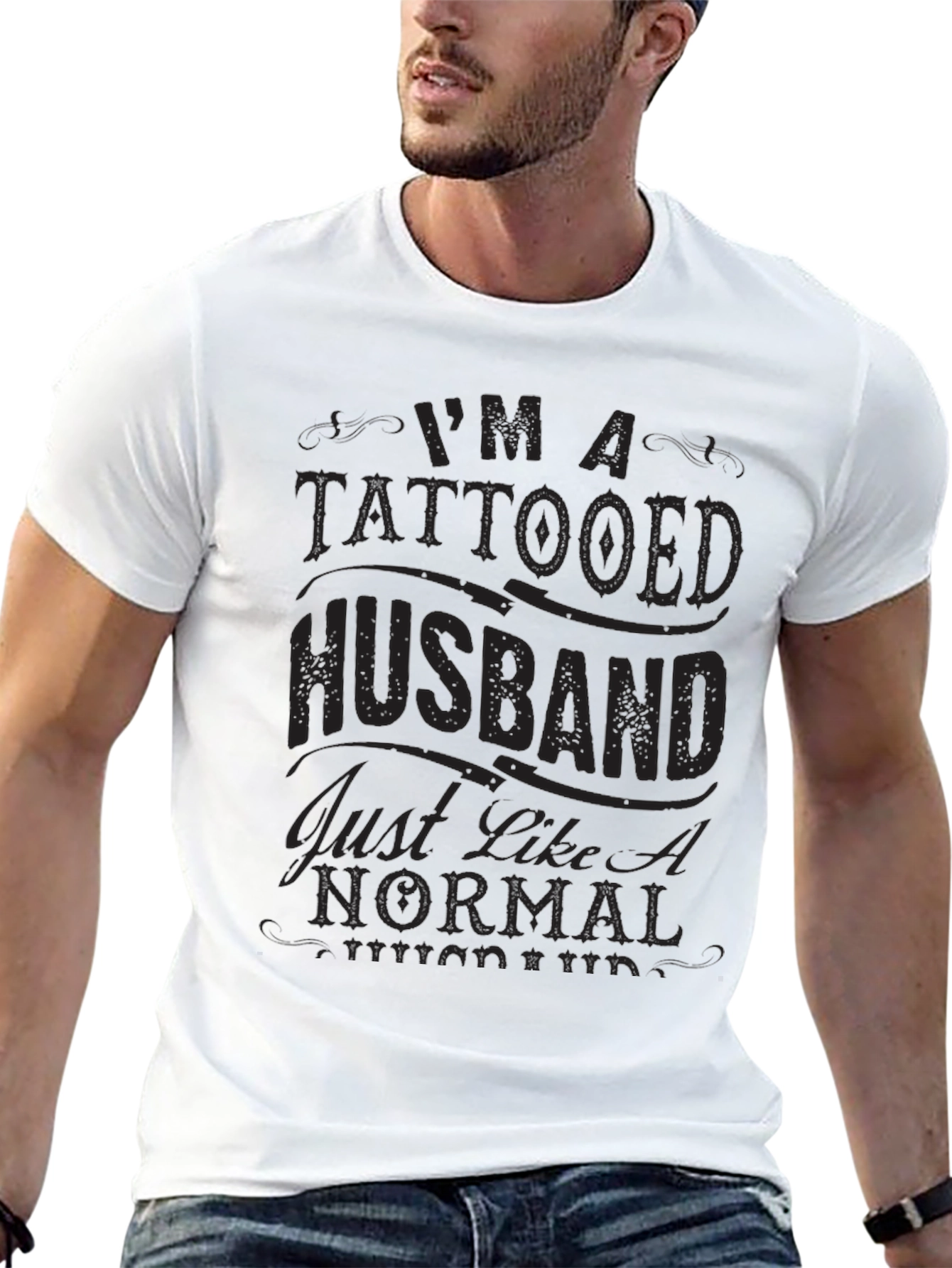 Tattooed Husband Tee - Funny Mens Graphic T-Shirt