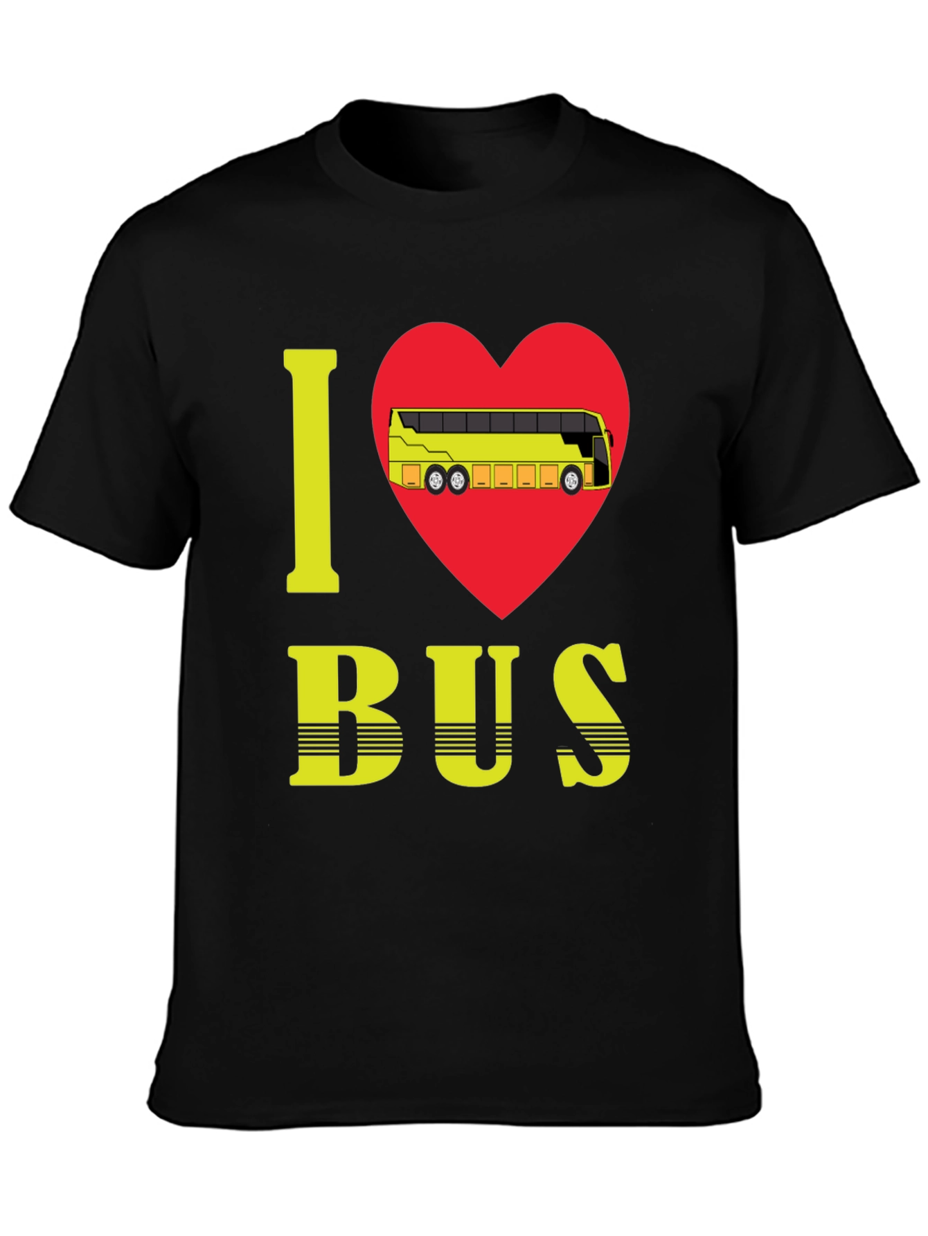 I Love Bus Graphic Tee