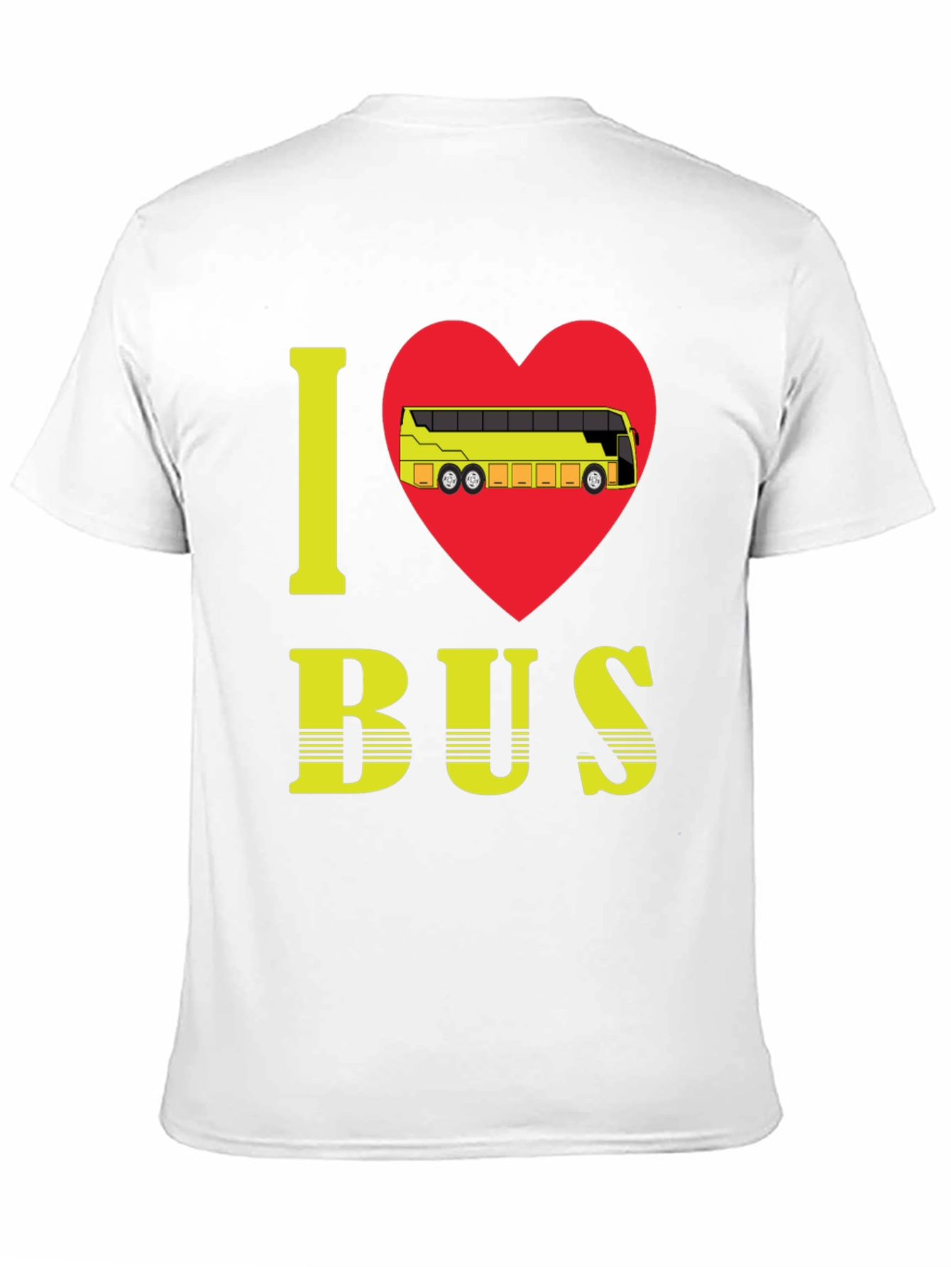 I Love Bus Graphic Tee