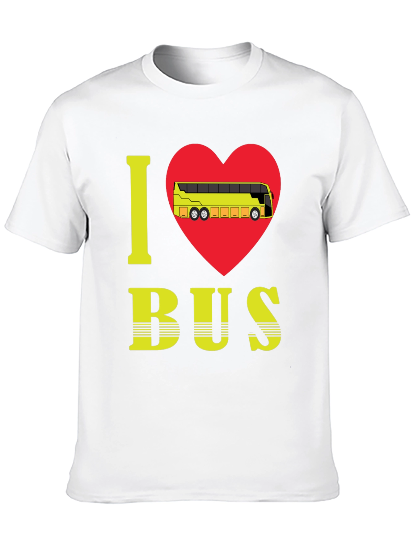 I Love Bus Graphic Tee