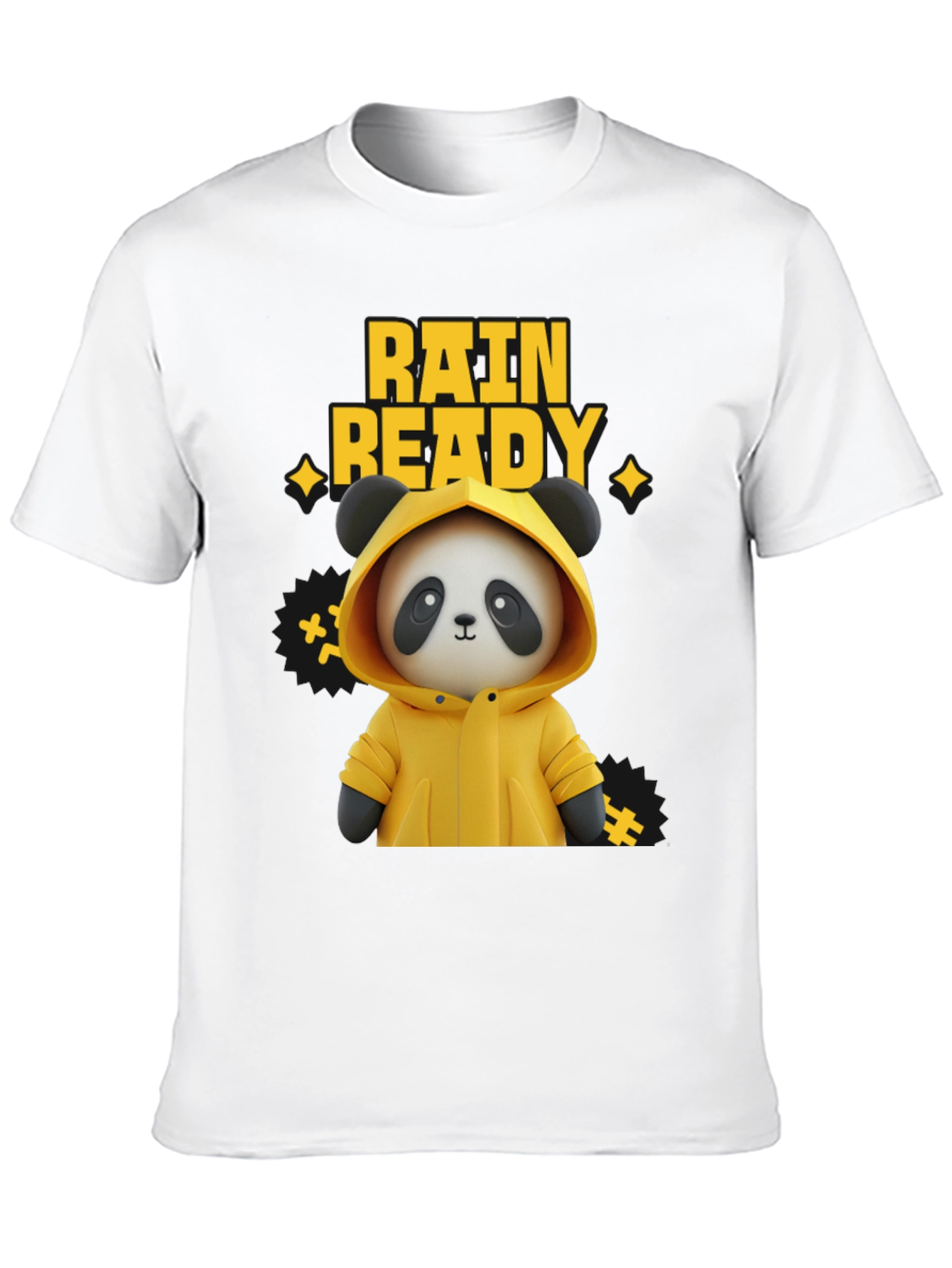 Rain Ready Panda Graphic T-Shirt