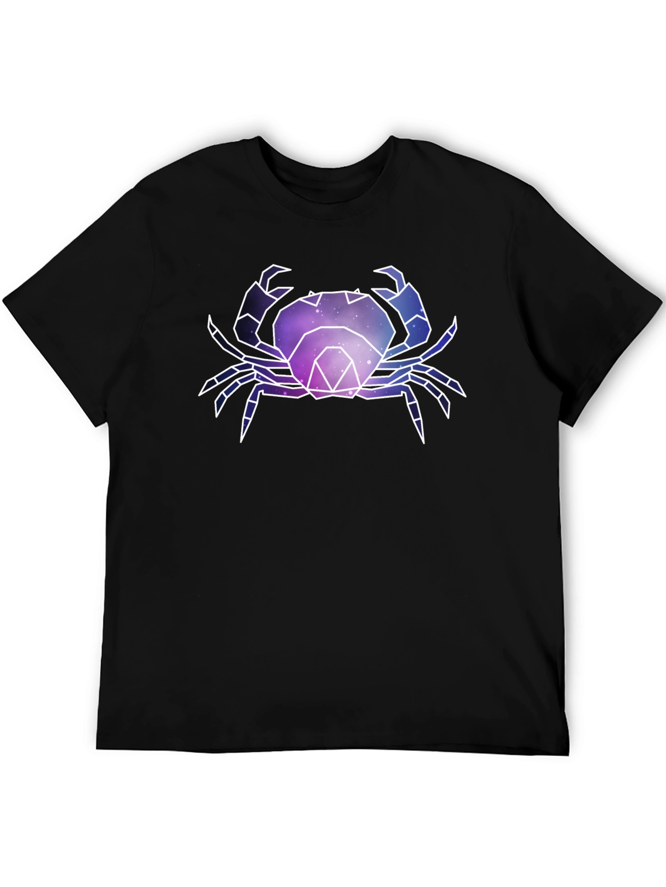 Geometric Galaxy Crab T-Shirt