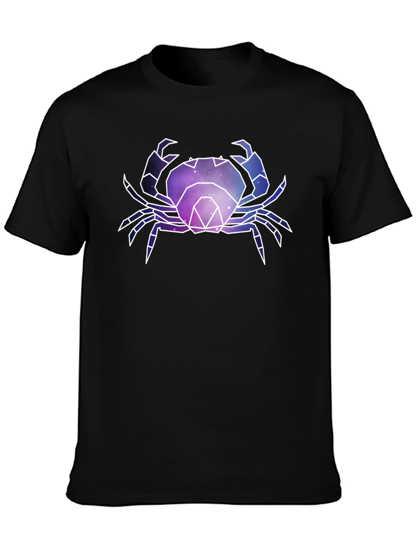 Geometric Galaxy Crab T-Shirt