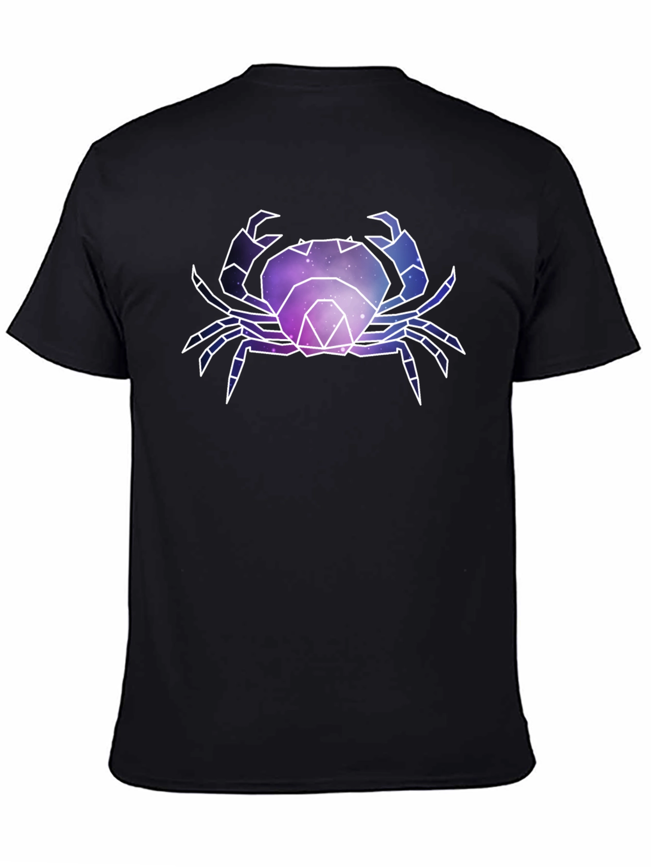 Geometric Galaxy Crab T-Shirt
