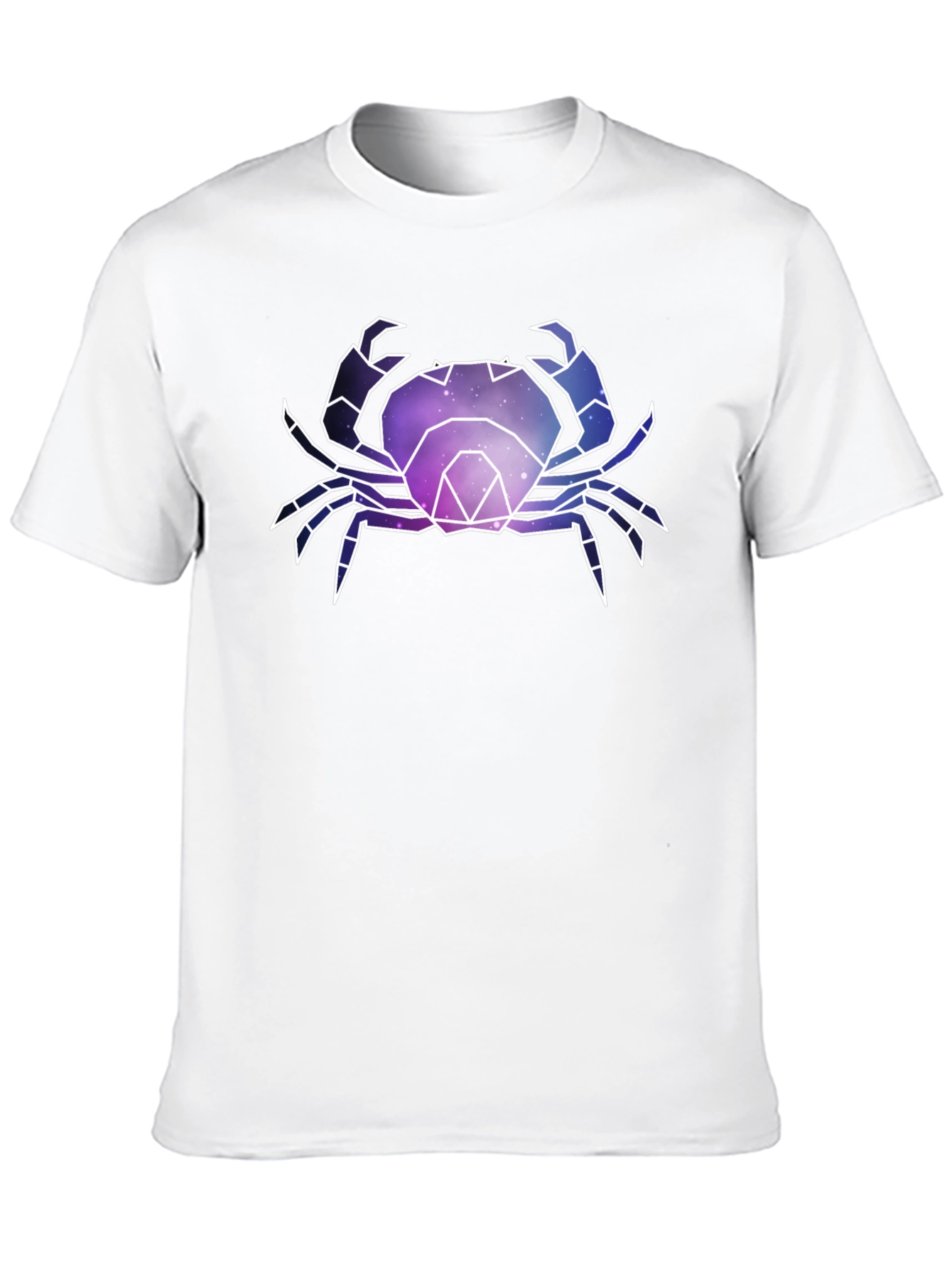 Geometric Galaxy Crab T-Shirt