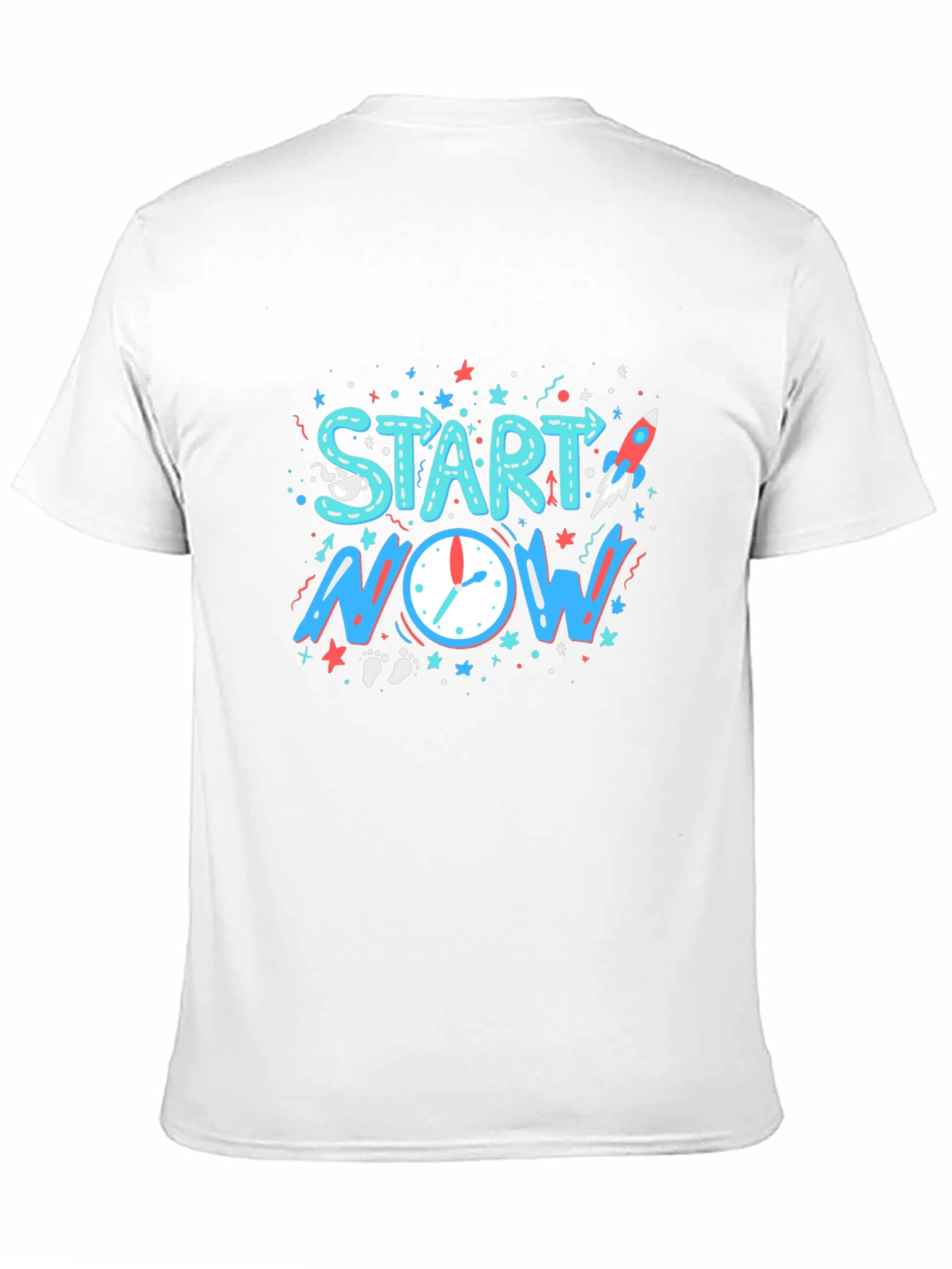 Start Now Graphic T-Shirt - Motivational Tee