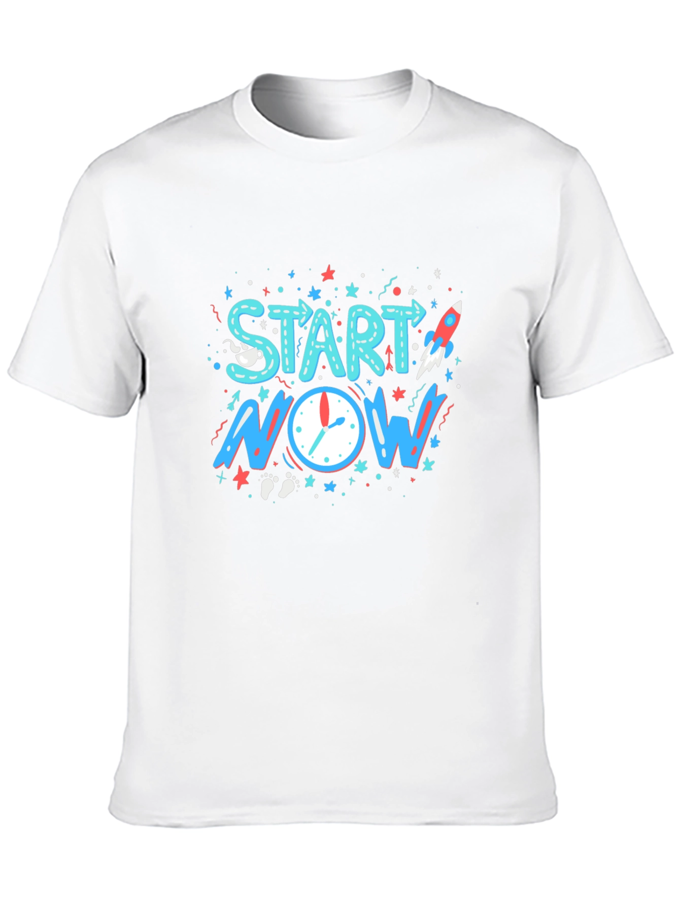 Start Now Graphic T-Shirt - Motivational Tee