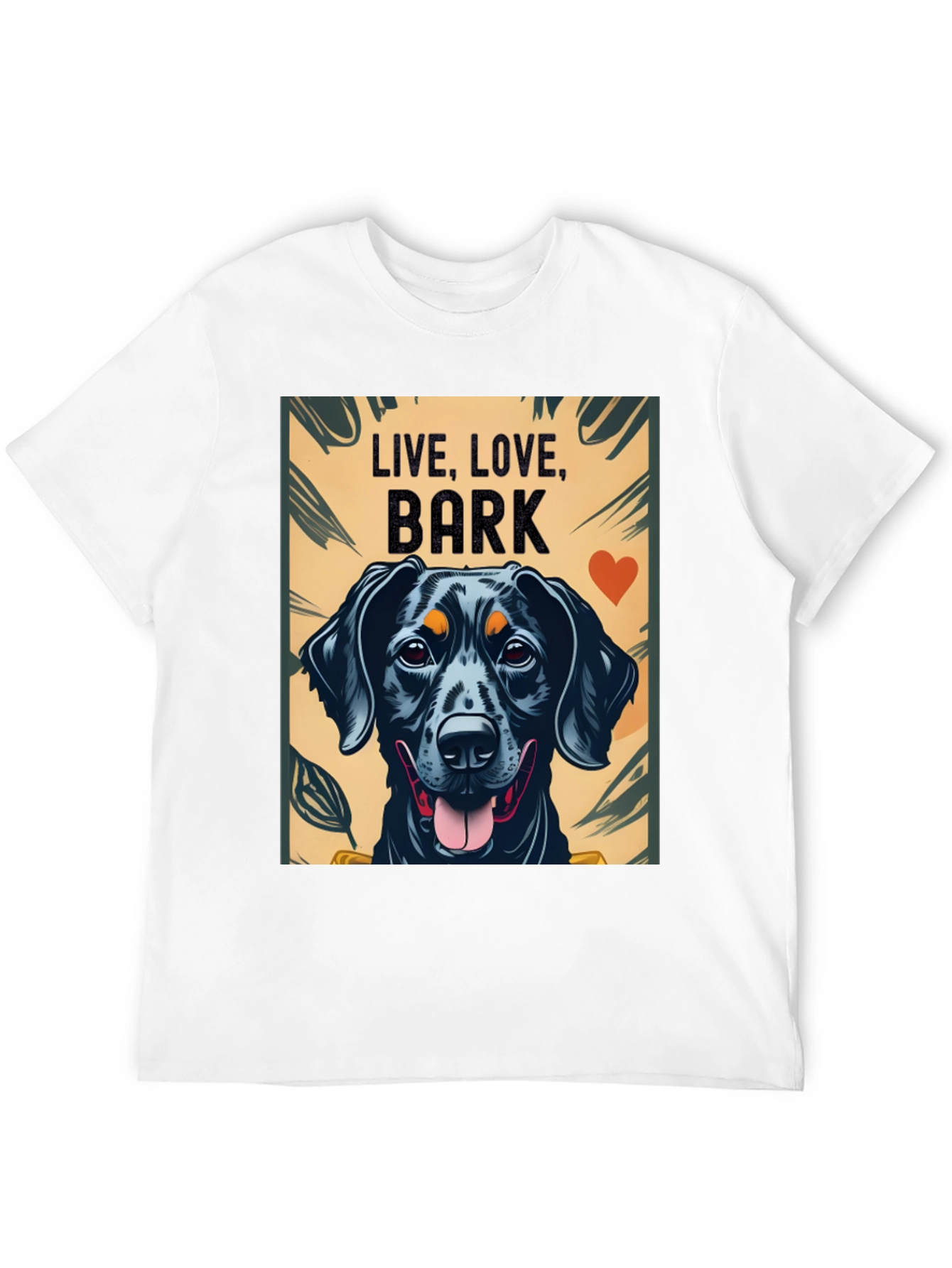 Live Love Bark Dog Graphic Tee