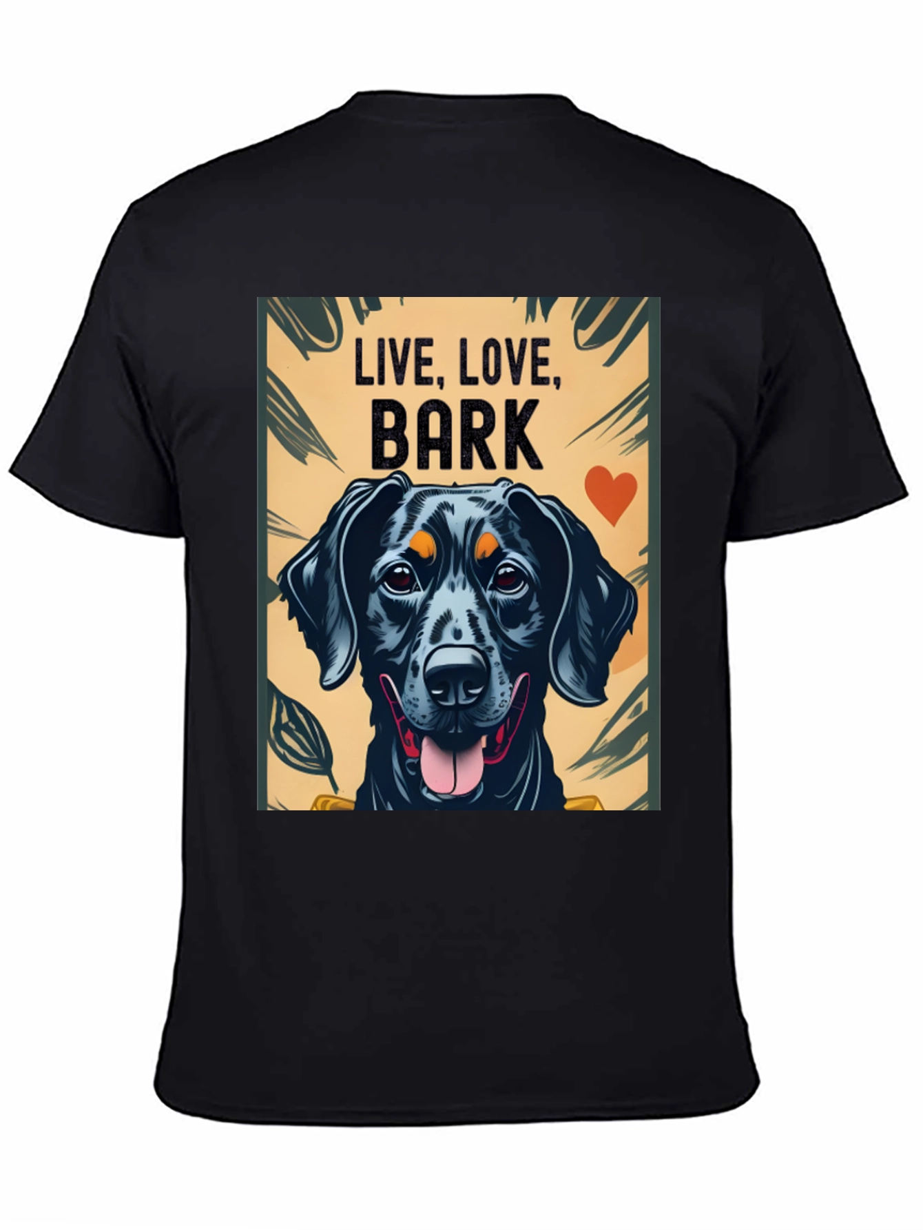 Live Love Bark Dog Graphic Tee
