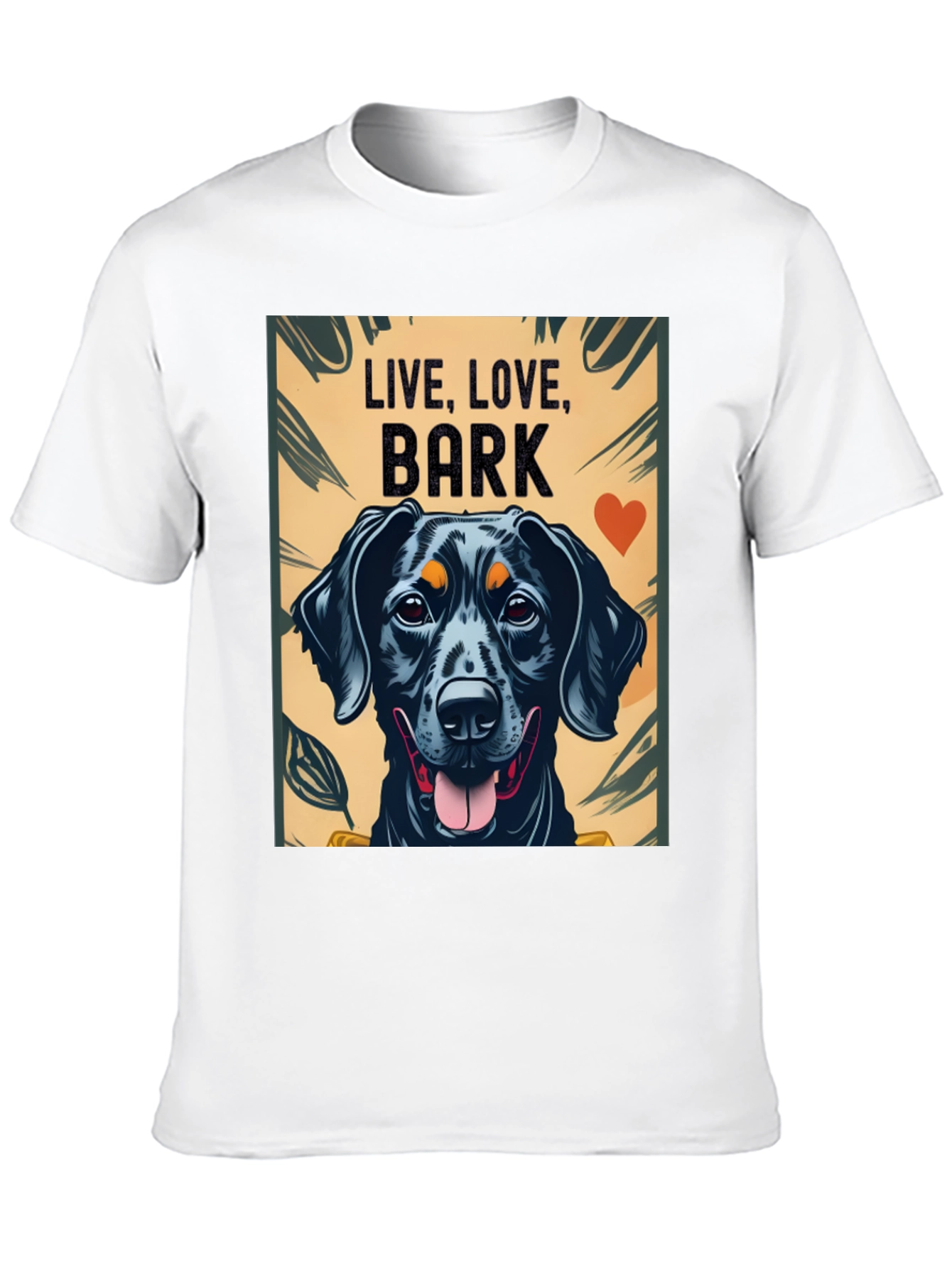 Live Love Bark Dog Graphic Tee
