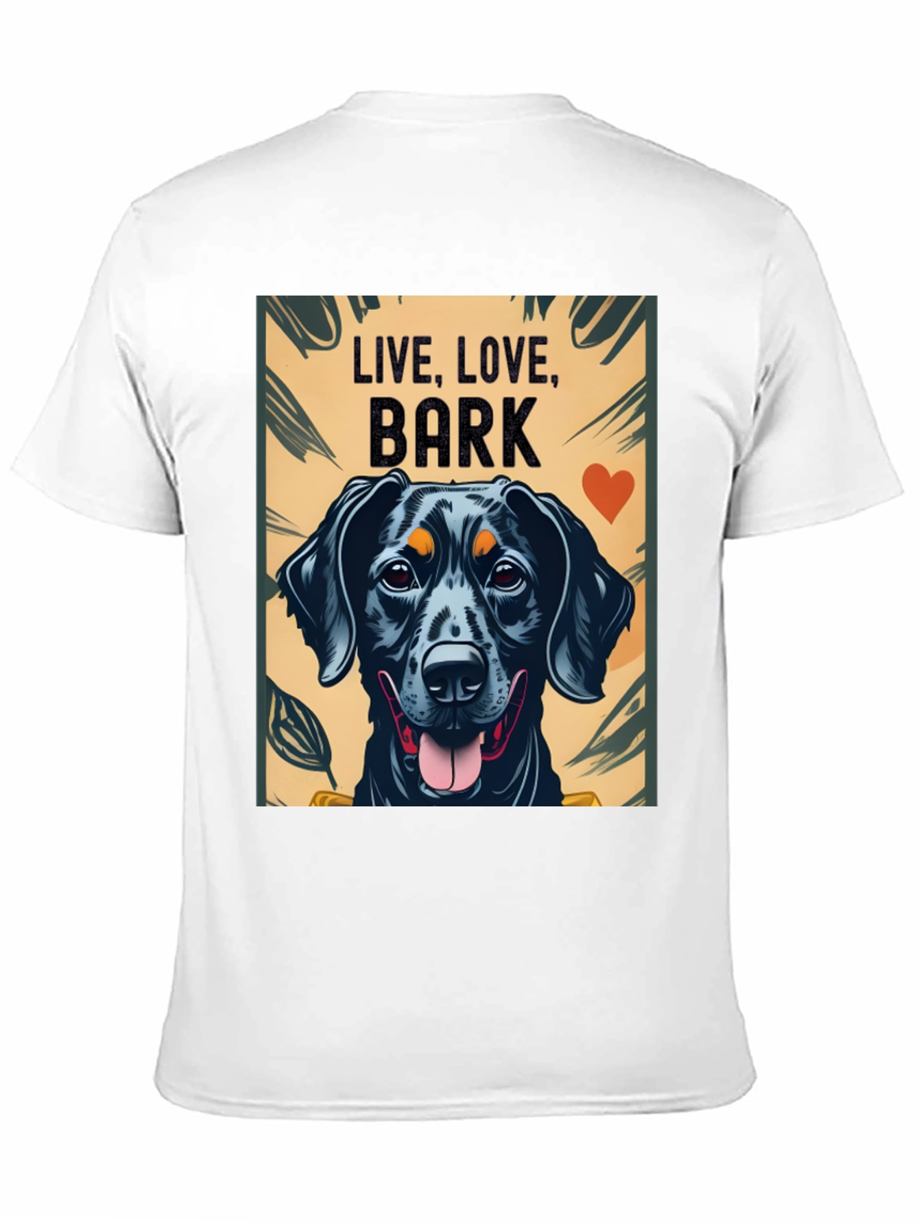 Live Love Bark Dog Graphic Tee