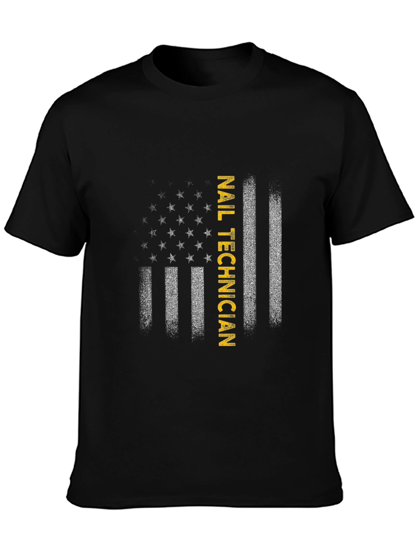 Nail Technician American Flag T-Shirt