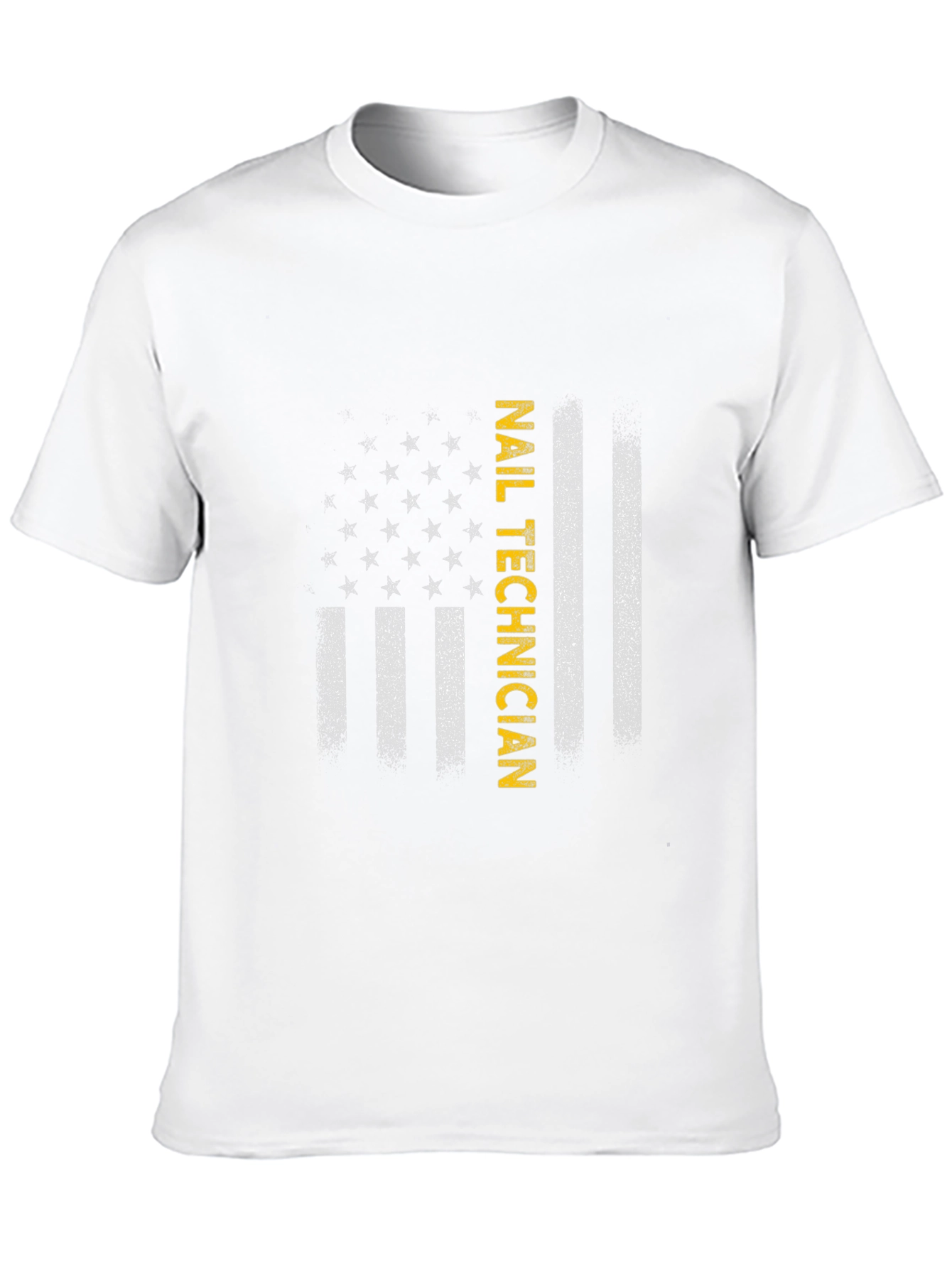 Nail Technician American Flag T-Shirt