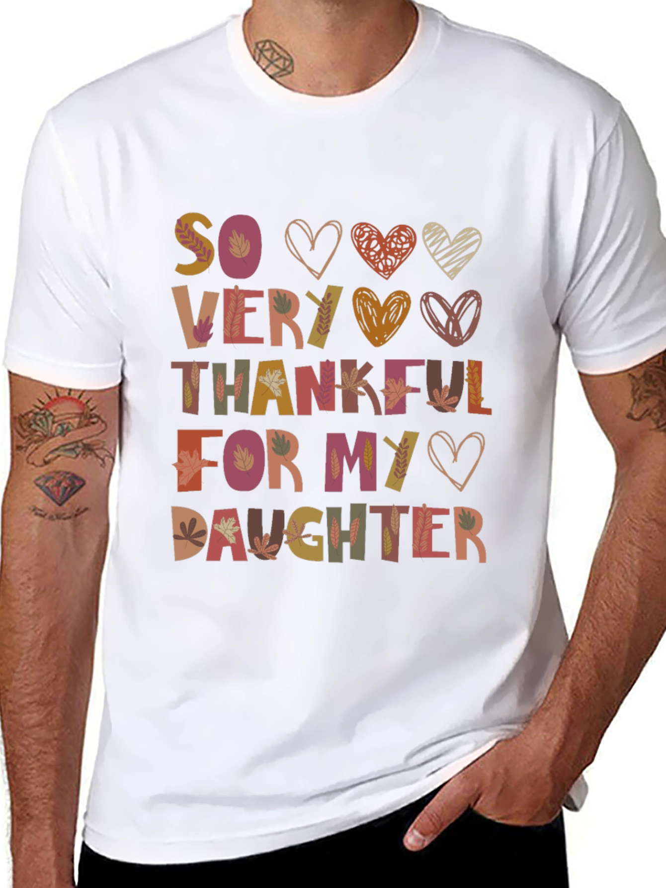 So Very Thankful For My Daughter Graphic T-Shirt