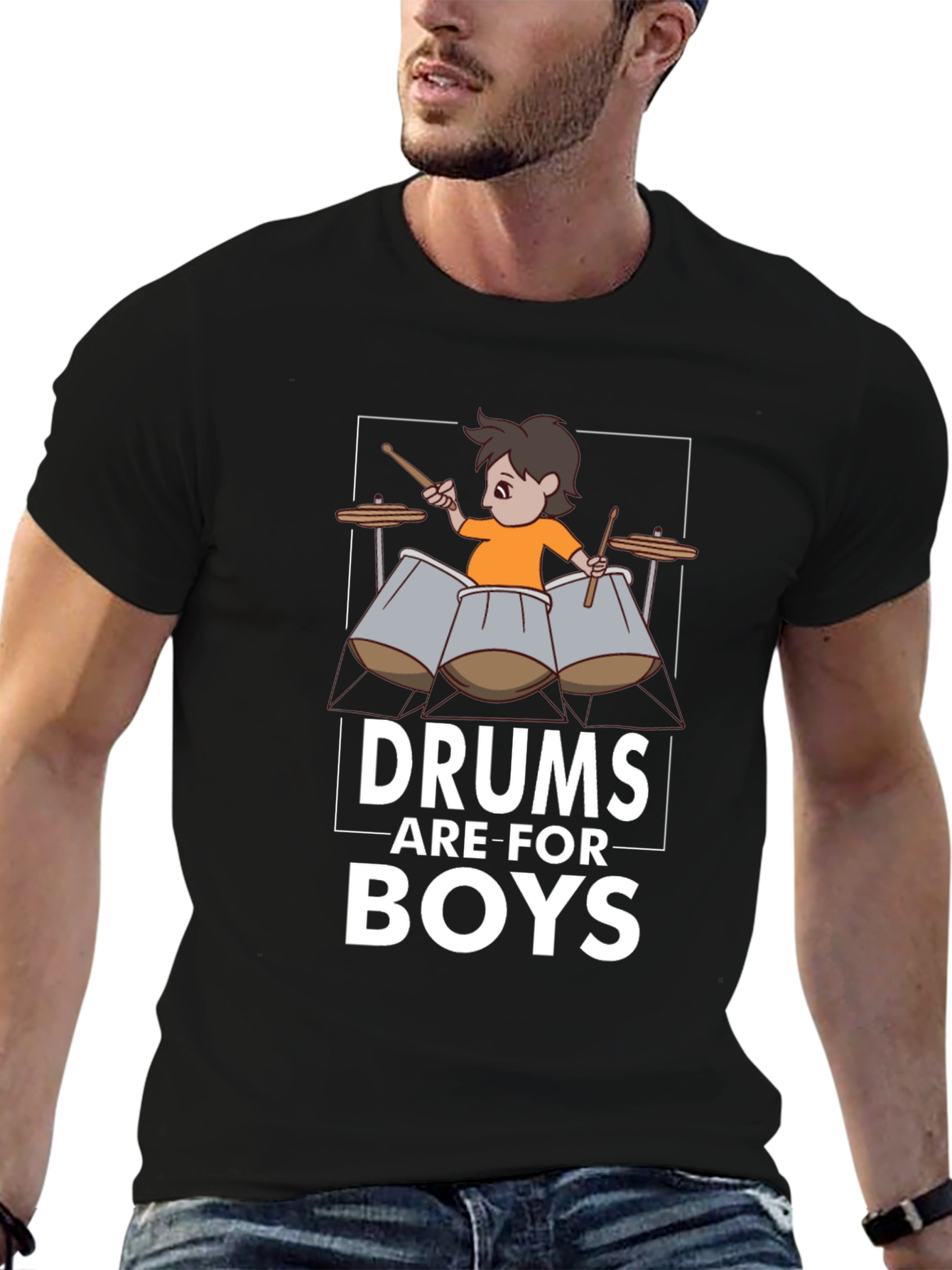 Drums Are For Boys T-Shirt