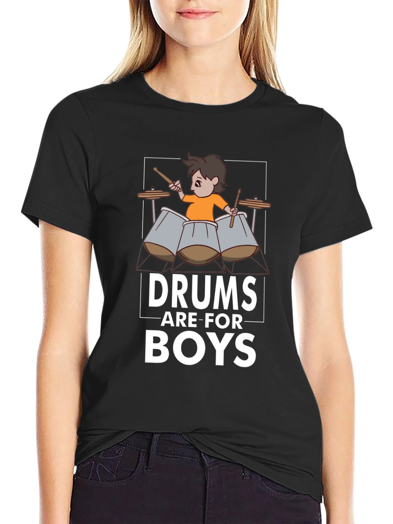 Drums Are For Boys T-Shirt