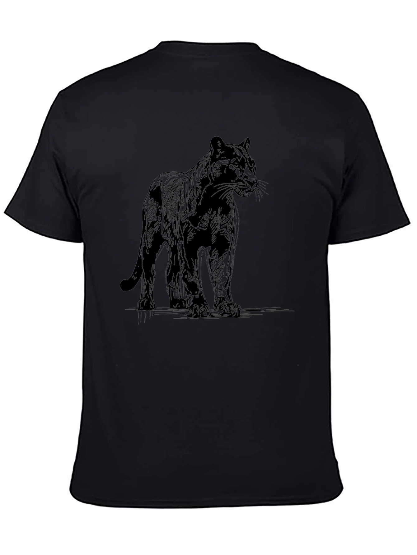 Black Panther Graphic Tee - Mens Casual Shirt