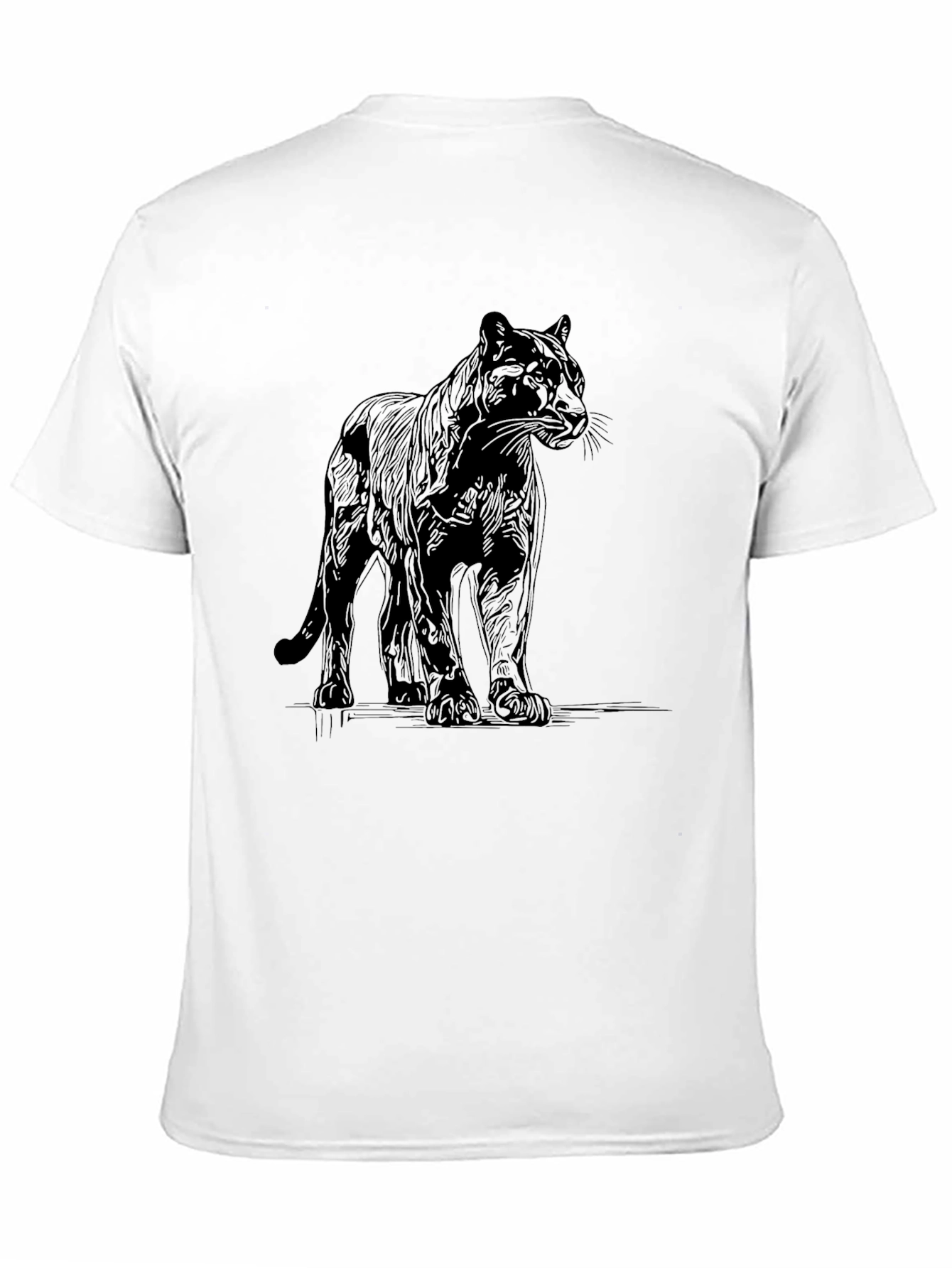 Black Panther Graphic Tee - Mens Casual Shirt