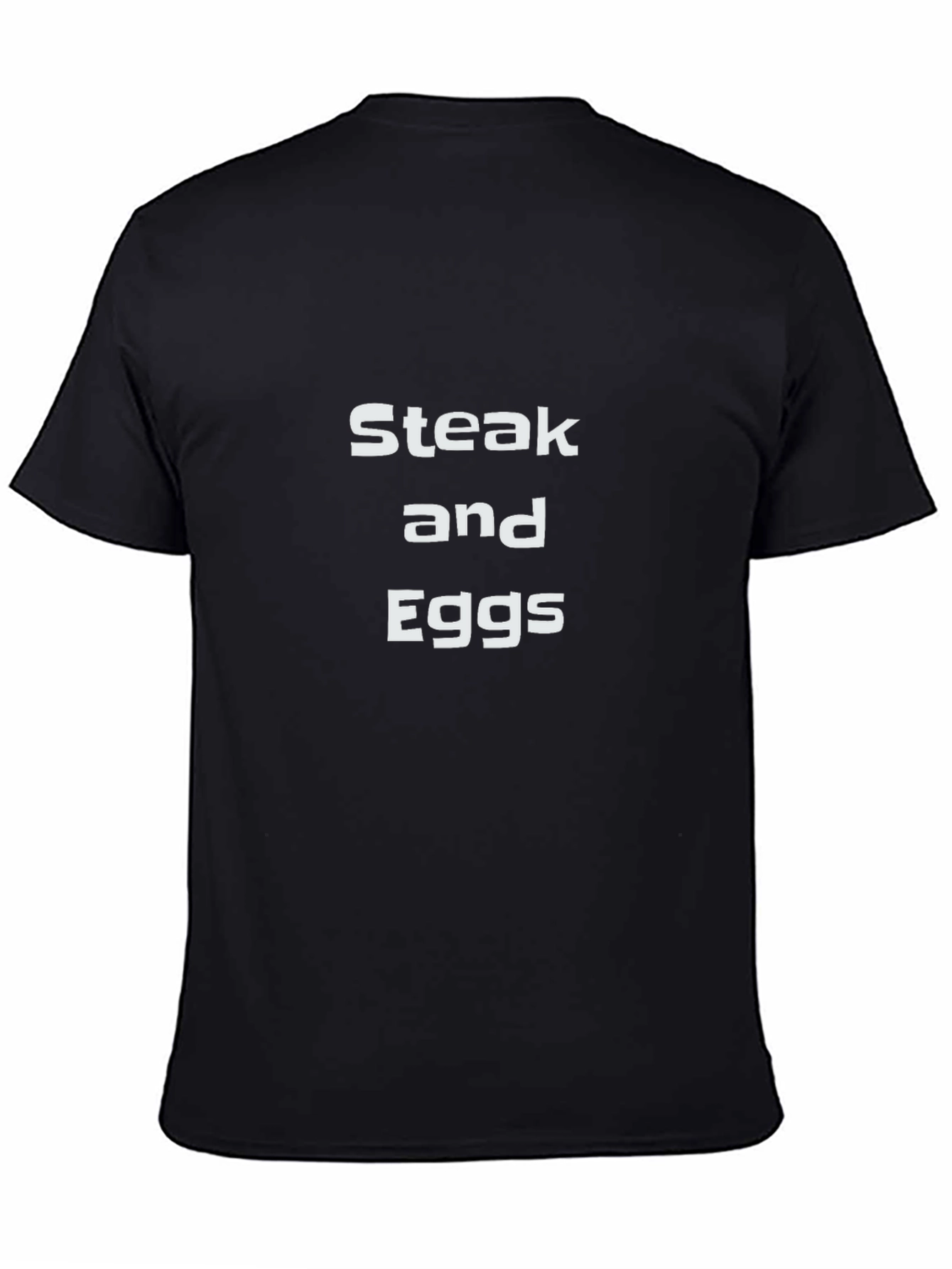Steak and Eggs Graphic Tee - Black