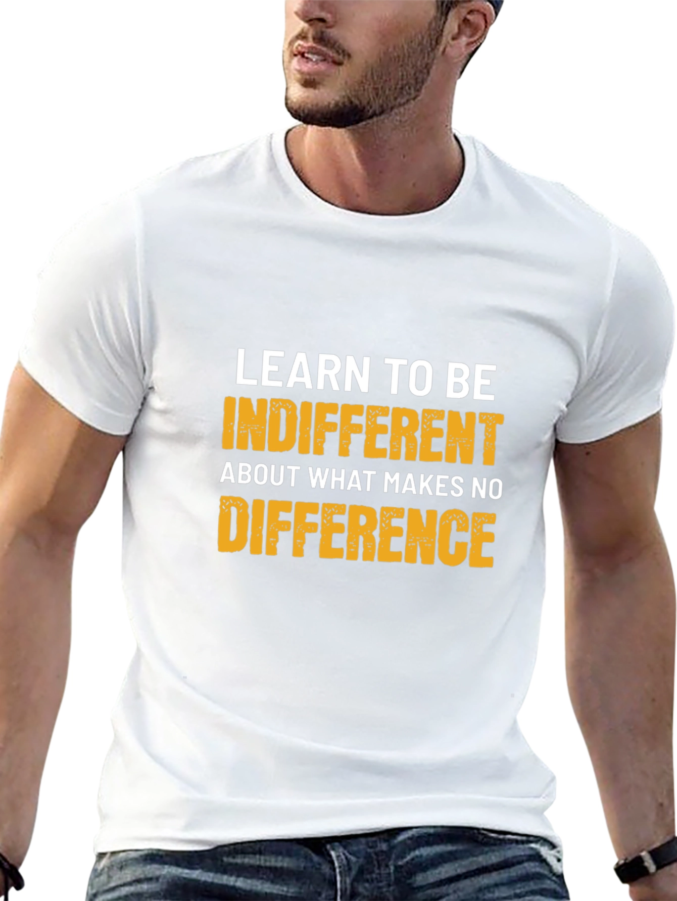 Indifferent Tee: Motivational Graphic T-Shirt
