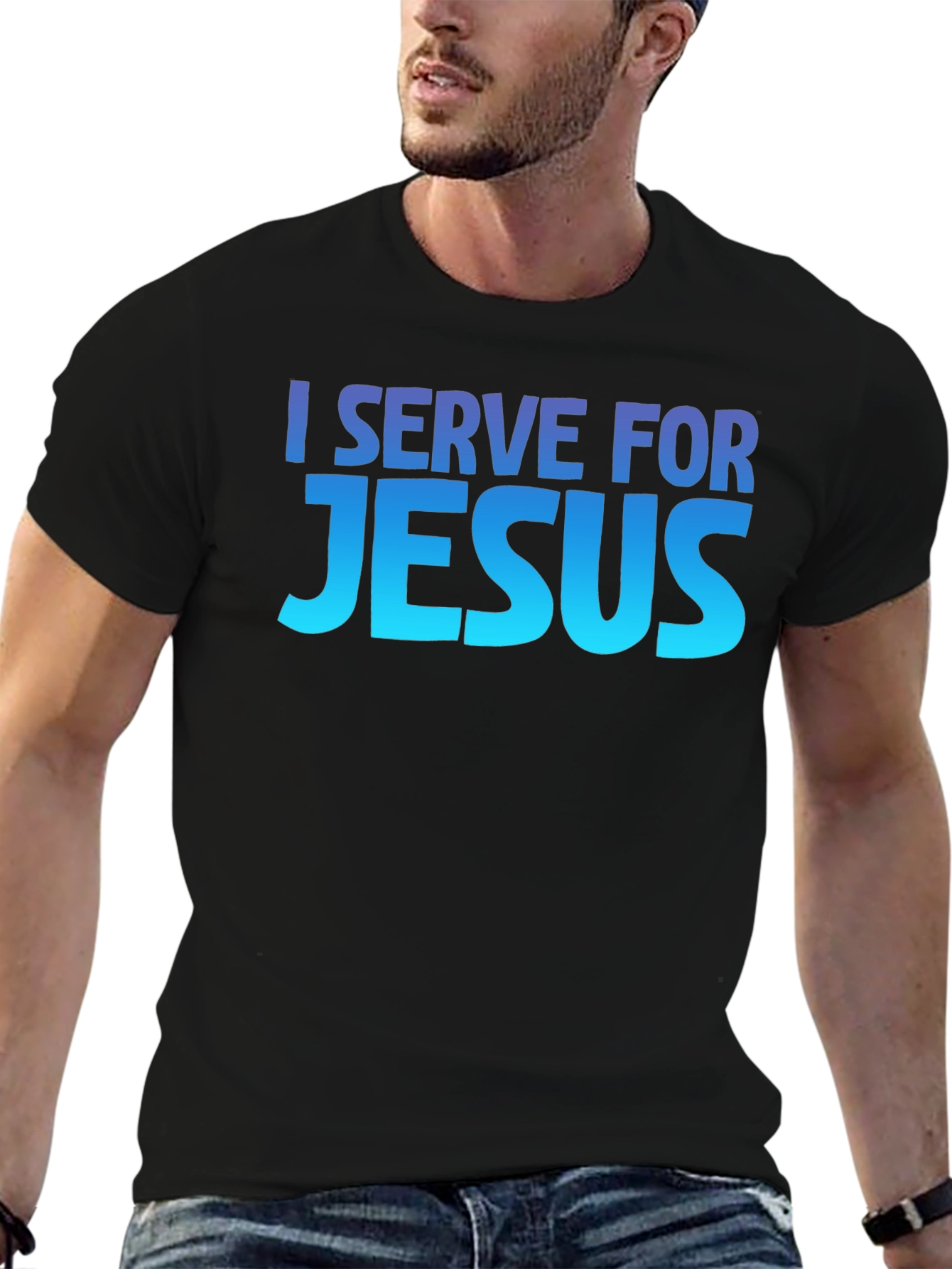 I Serve For Jesus T-Shirt - Christian Apparel