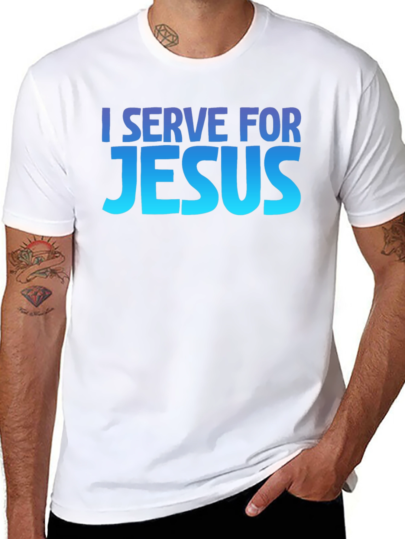 I Serve For Jesus T-Shirt - Christian Apparel