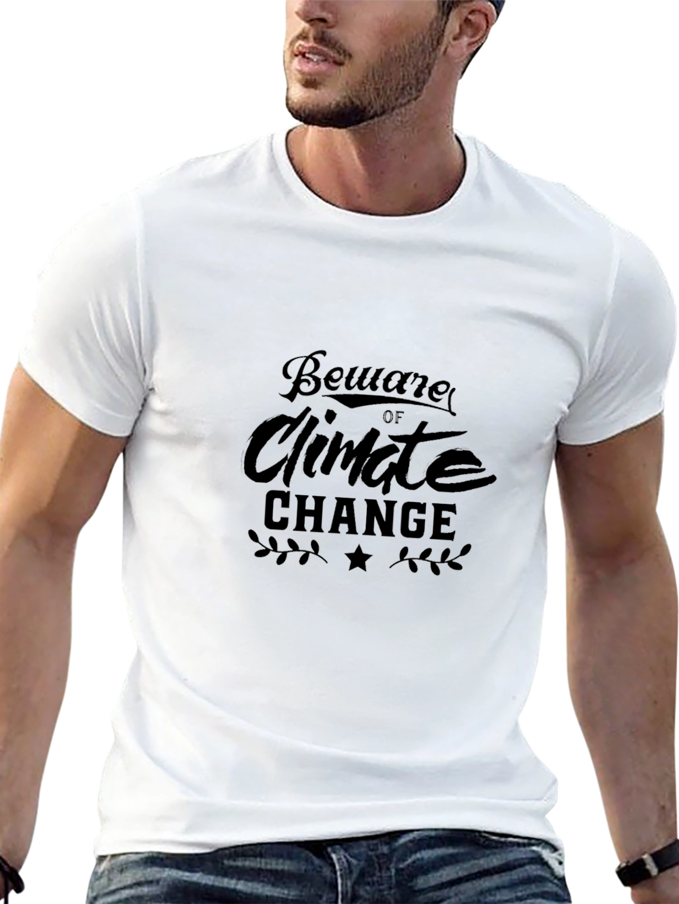 Beware of Climate Change Black T-Shirt