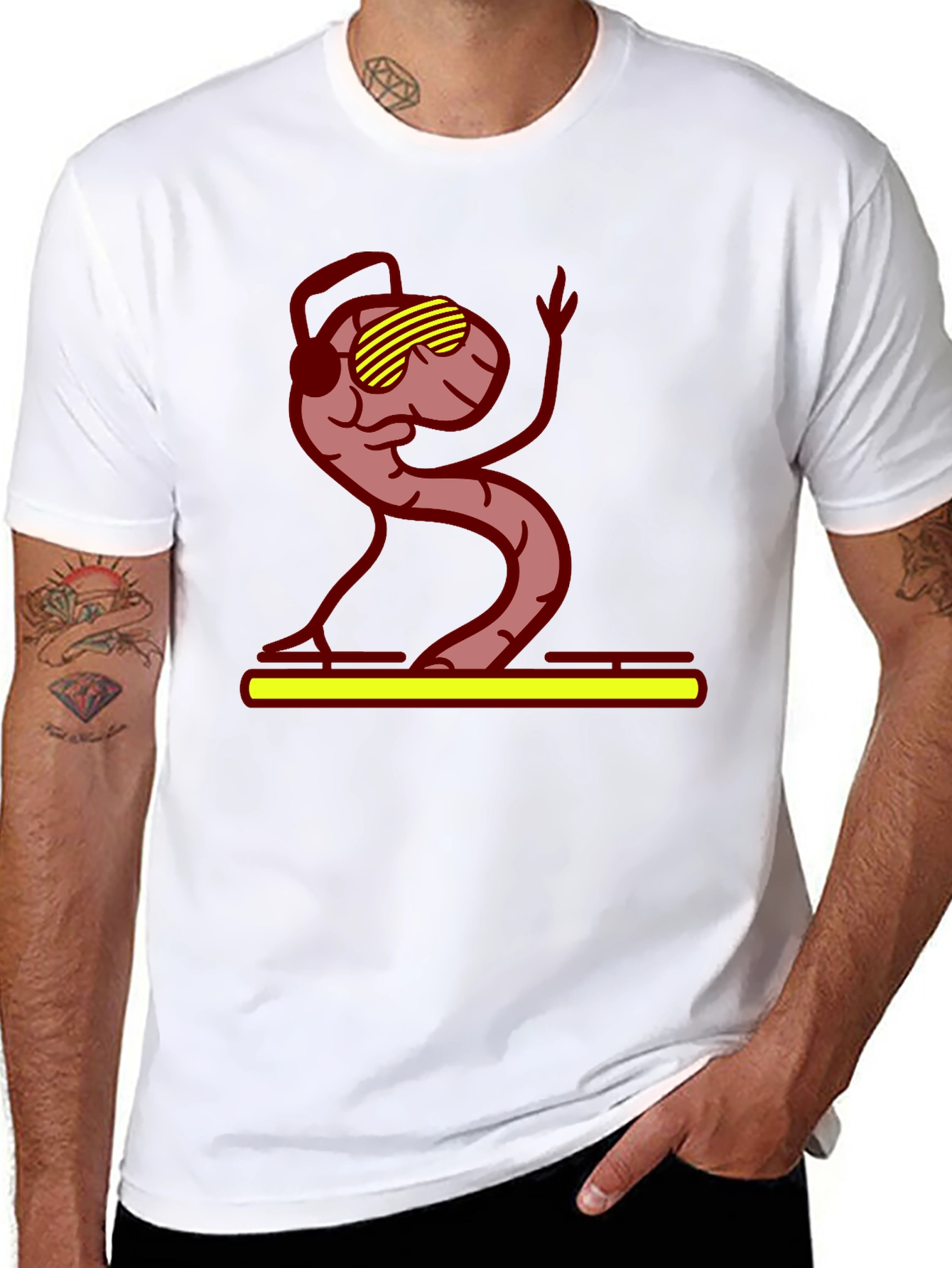 DJ Worm Graphic Tee